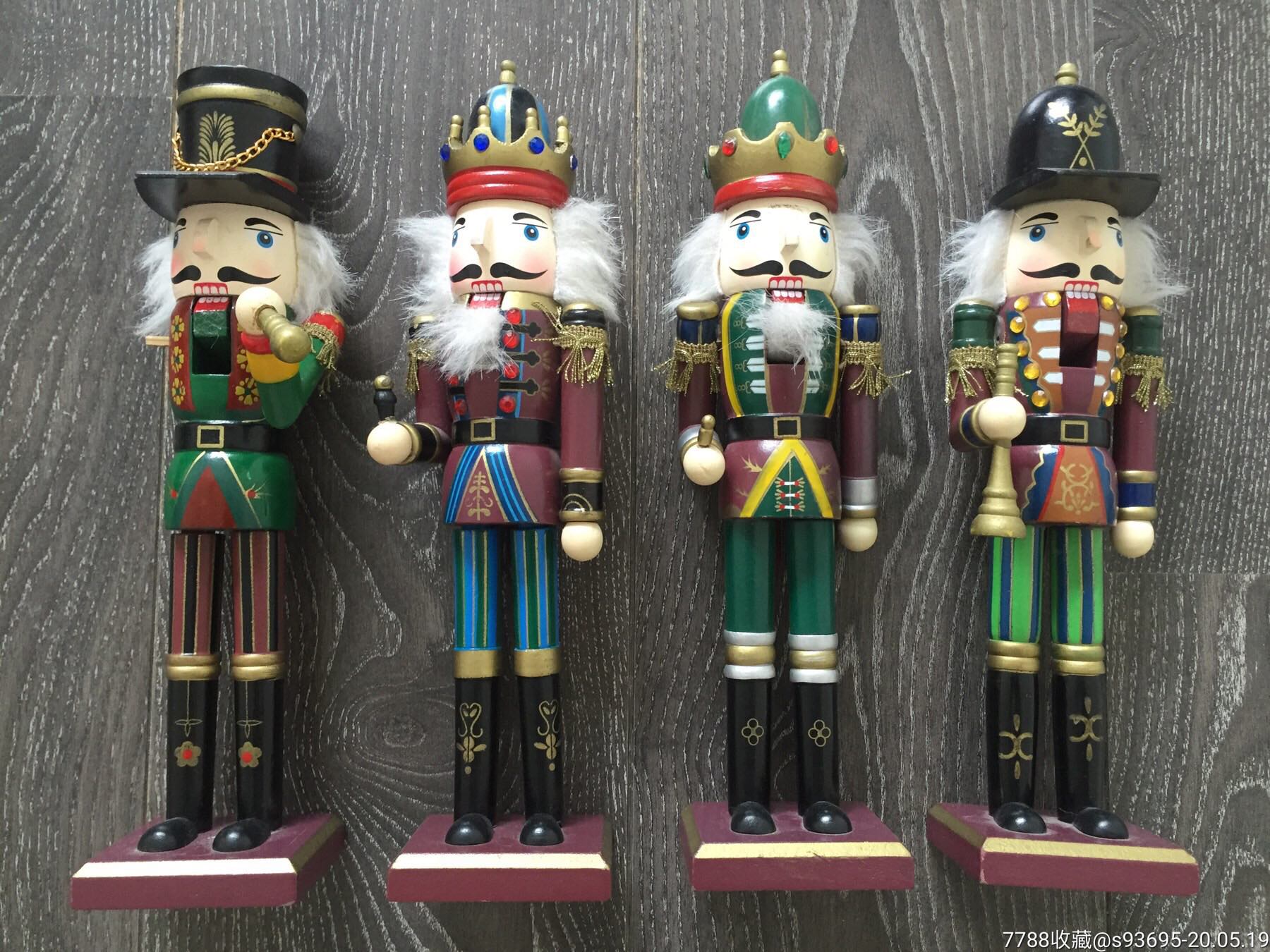 童年怀旧胡桃夹子老玩具摆件