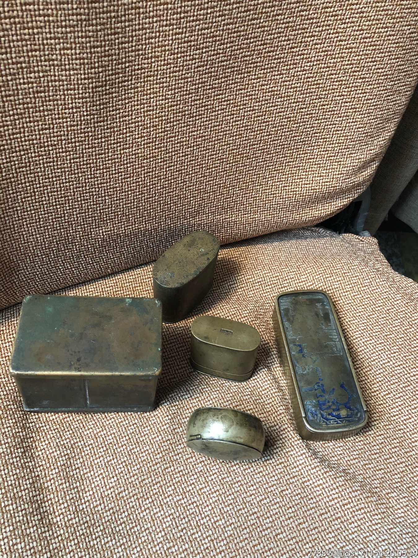 晚清民国时期的老铜盒