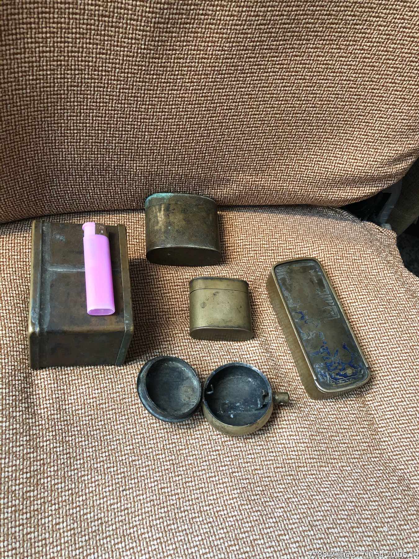 晚清民国时期的老铜盒