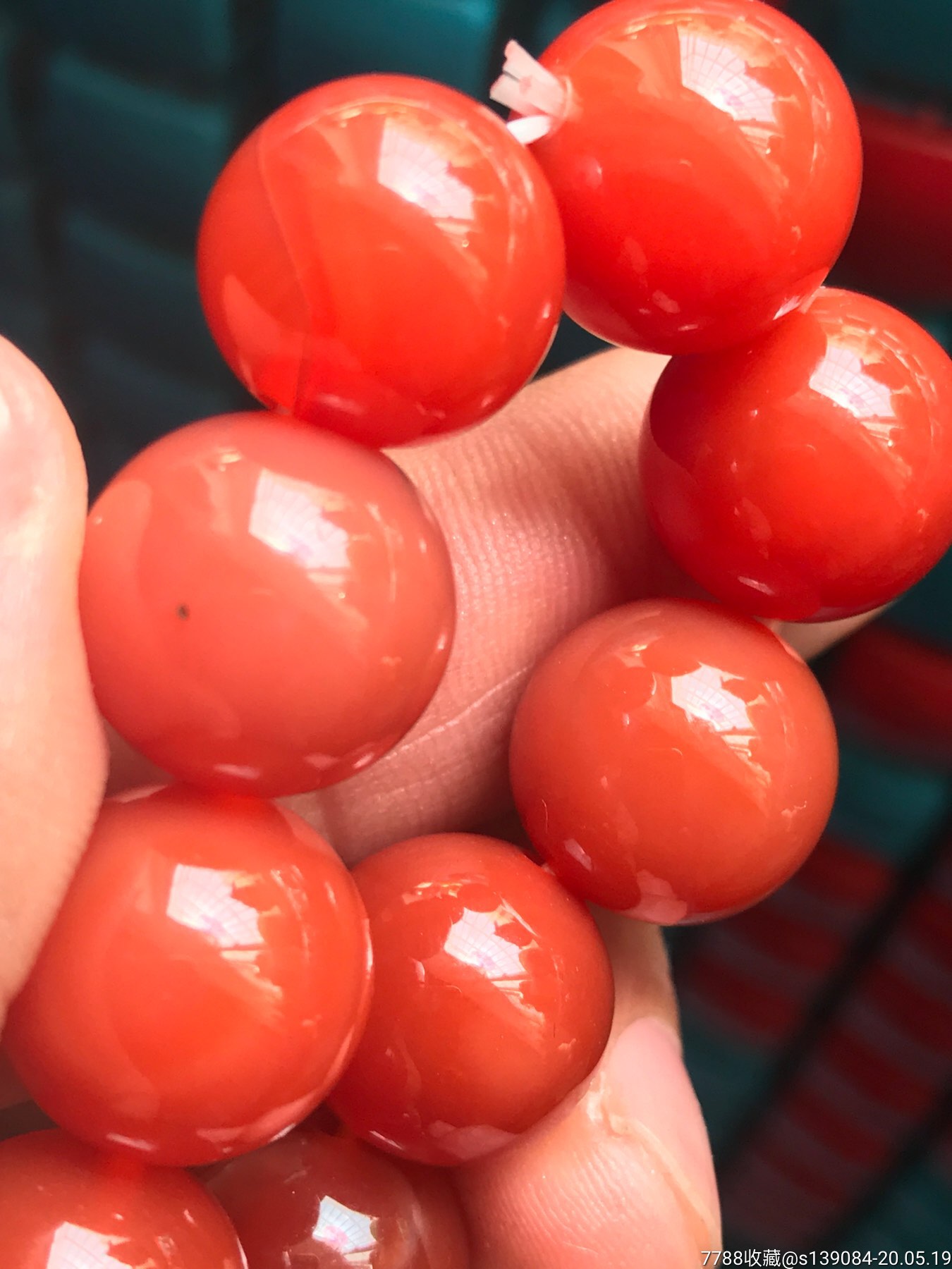 北红玛瑙手串纯天然