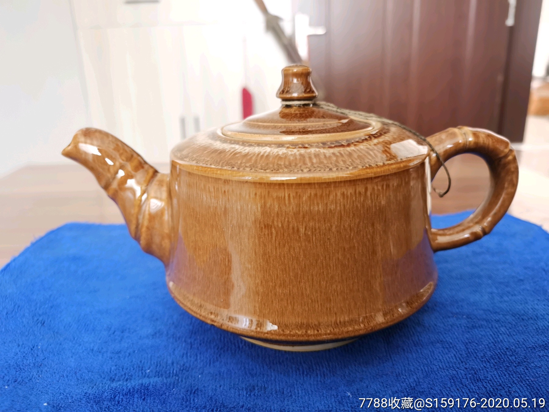 七十年代四川荣昌陶竹段壶