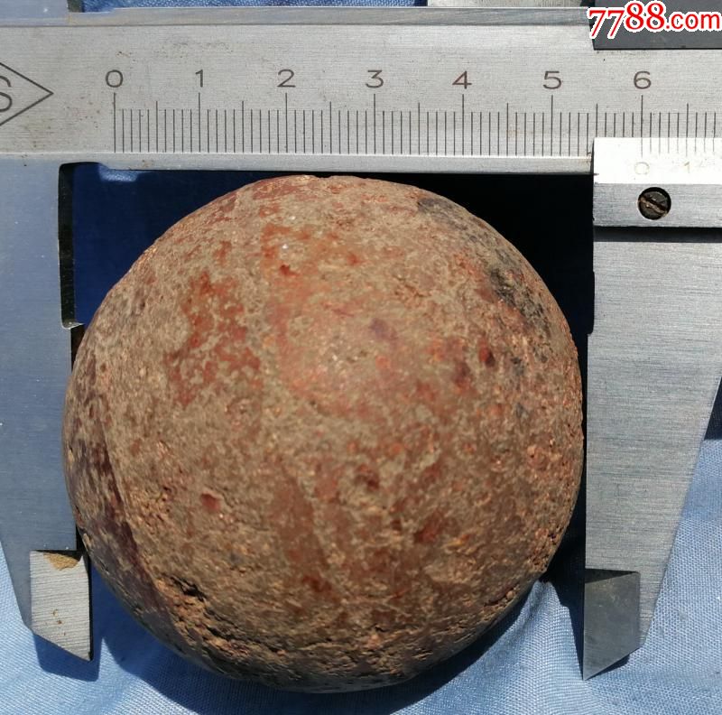 唐代马球击角球捶丸古代高尔夫玩球直径6公分体育古玩杂项收藏