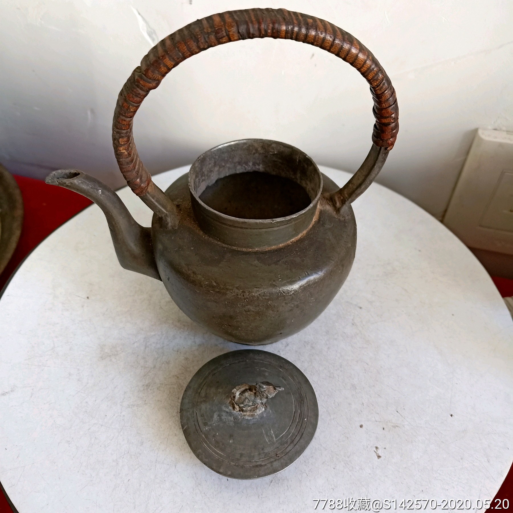 晚清民国时期锡壶一把全品如图保老保真