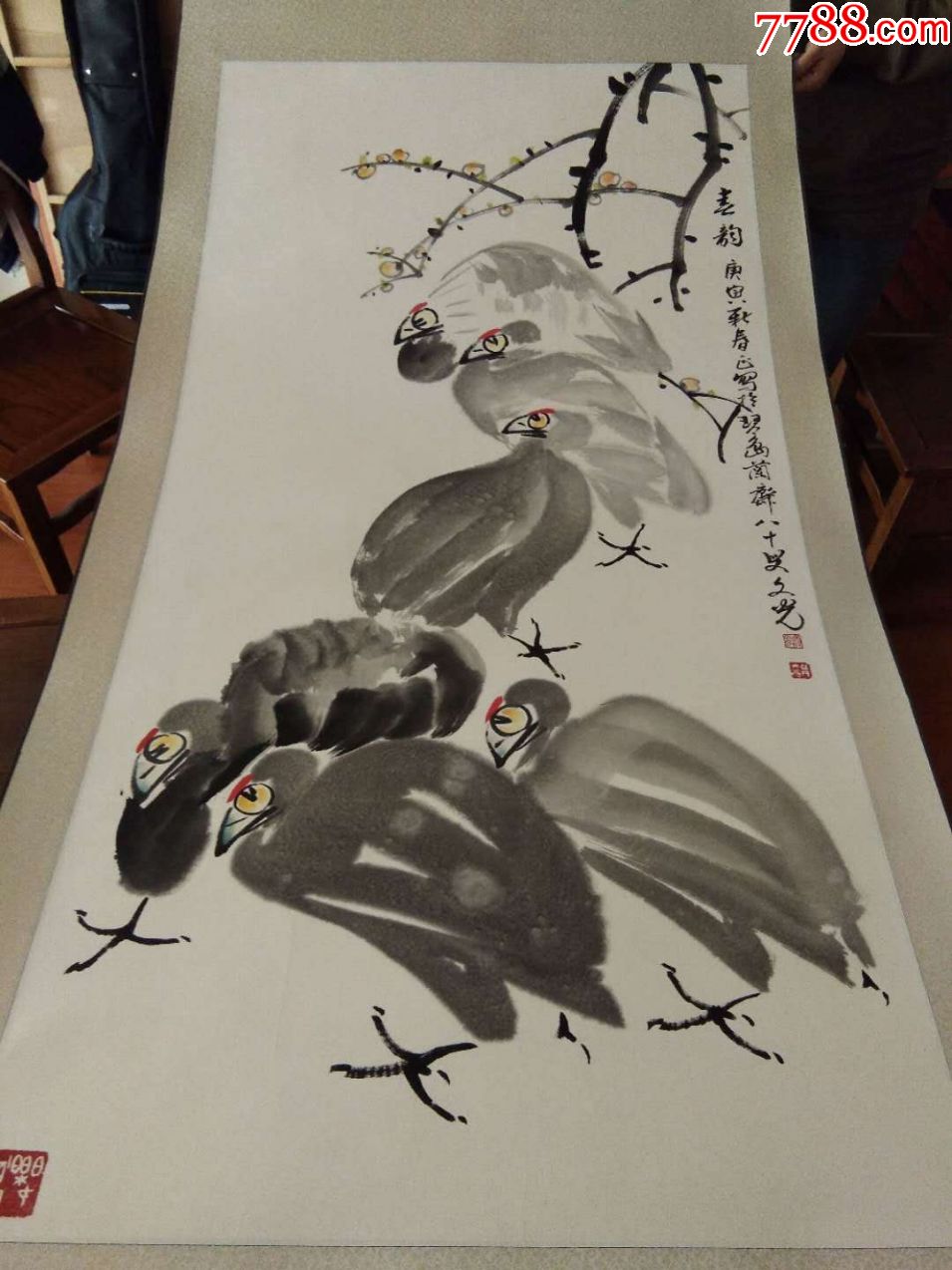 中原书画院国画特别金奖 中国美协青岛著名书画家张文光精美大写意画