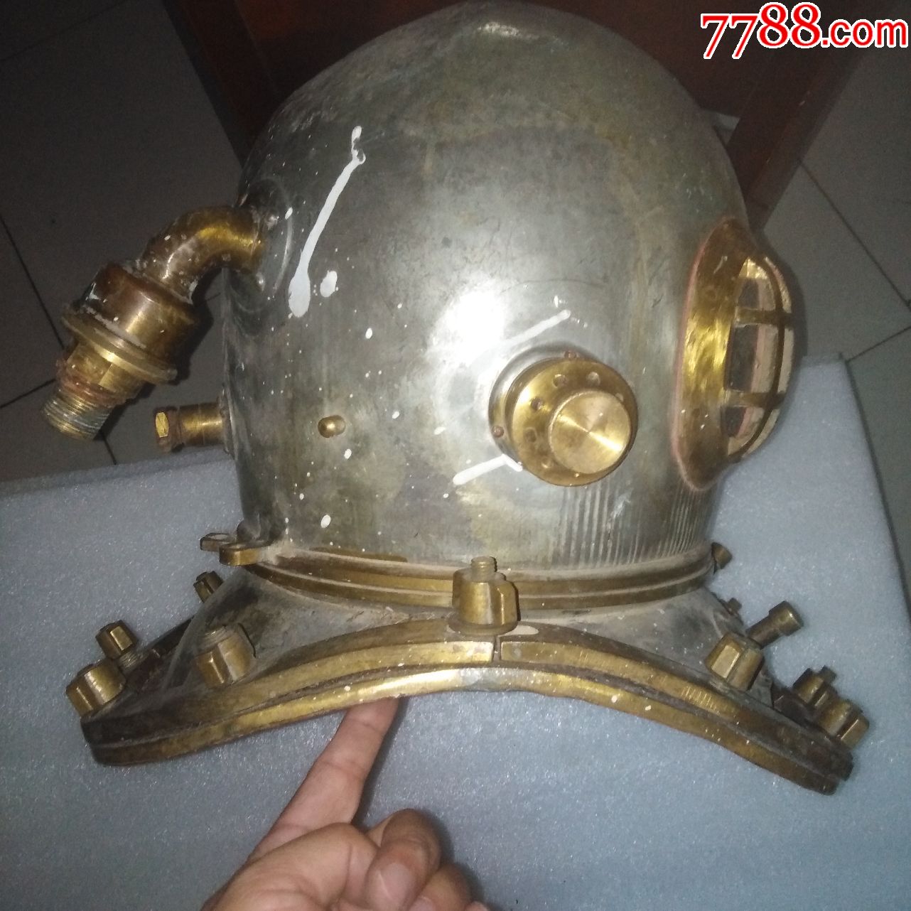 铜潜水盔帽_铜杂件【陈伟刚】_第1张_7788铜器收藏
