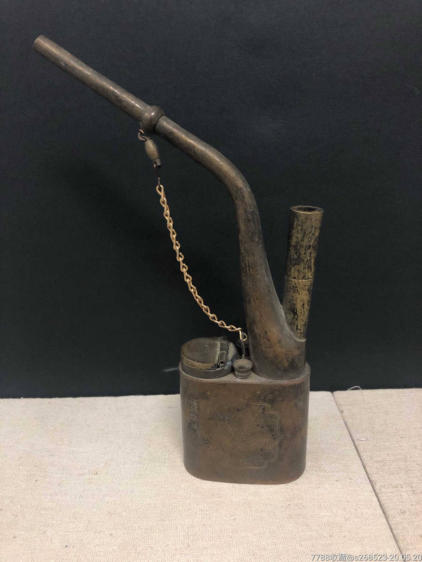 海安县黄铜水烟袋精品