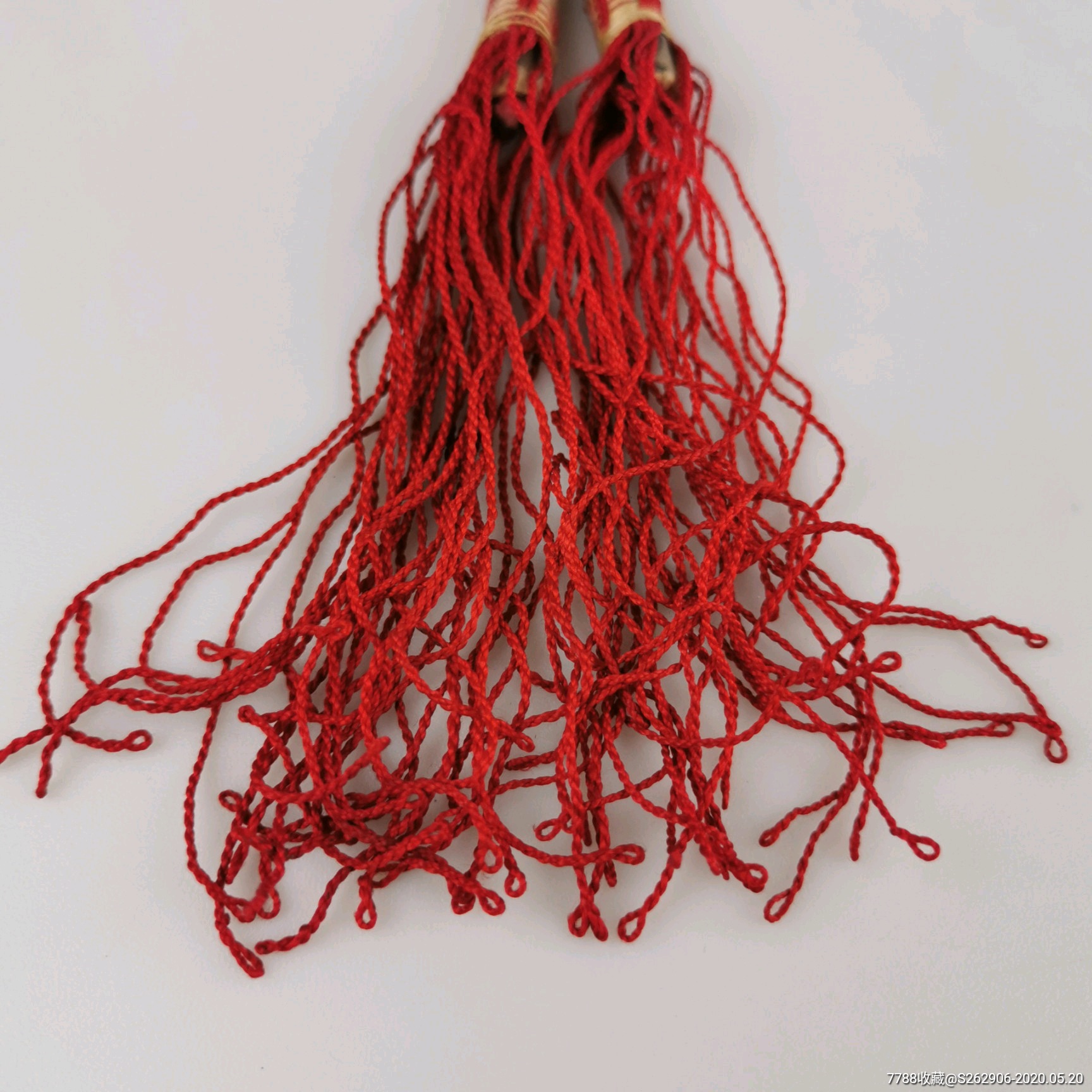 清代线编流苏穗子老刺绣佩饰古玩水烟袋挂饰汉服佩饰老物件收藏品