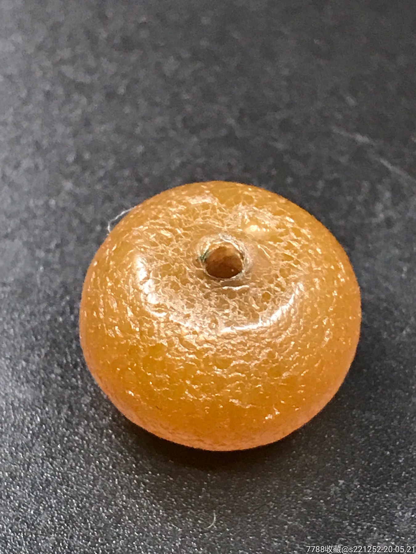 鸡油黄老唐珠16×12老玛瑙算盘珠鸡油黄老唐珠16×12老玛瑙算盘珠