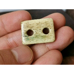 清代老骨头荷包扣