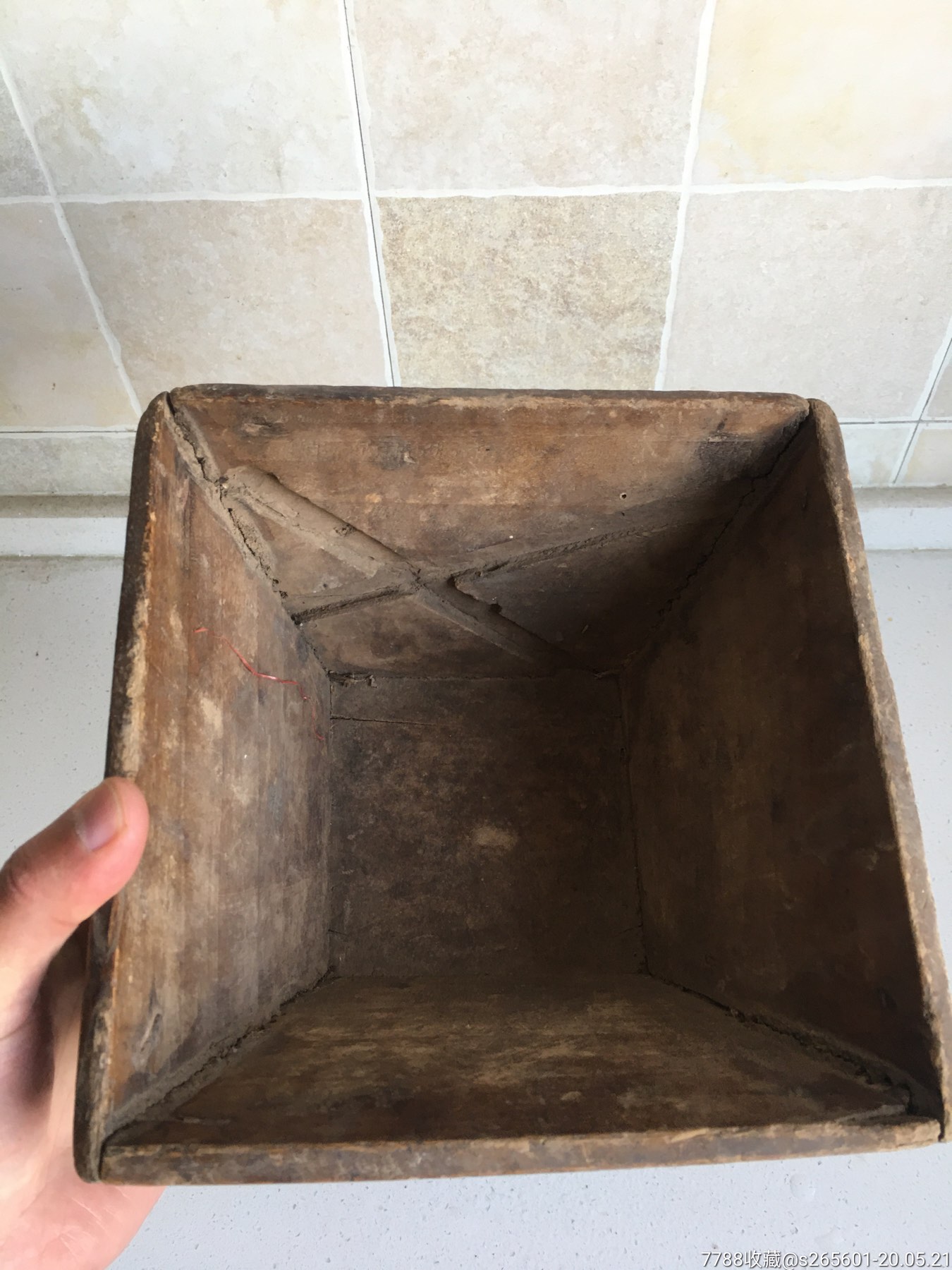 清代老米斗两件_米斗/量斗_第2张_7788字画网