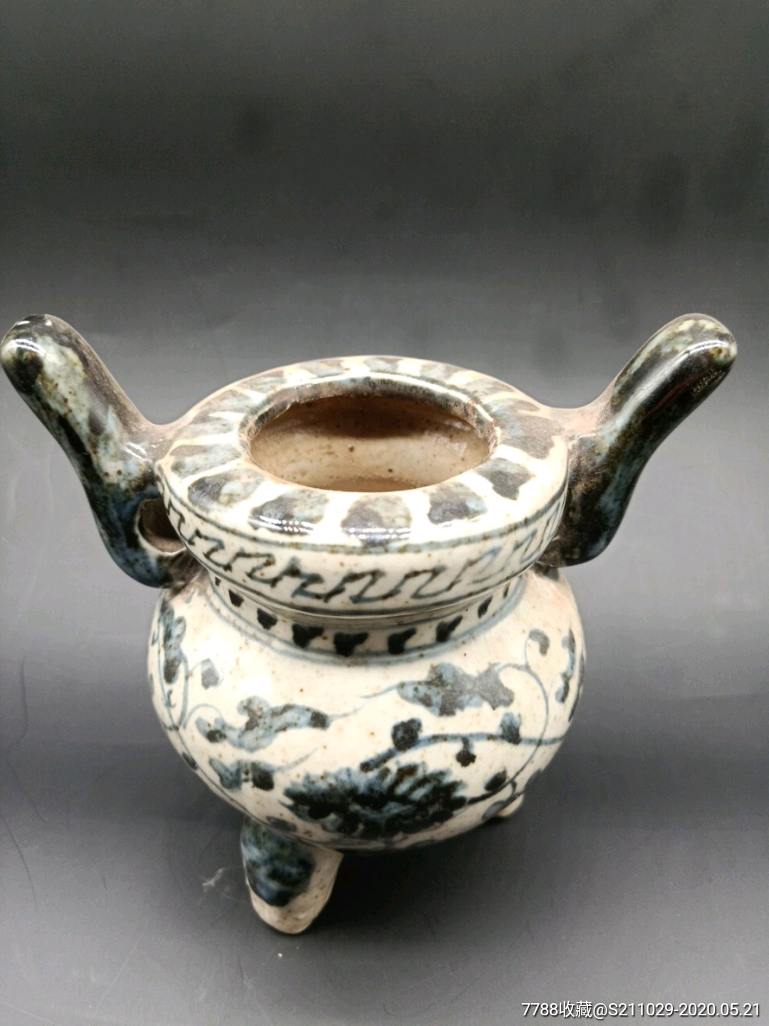 "商品>>>>99青花瓷盘9品￥45099青花三足香炉