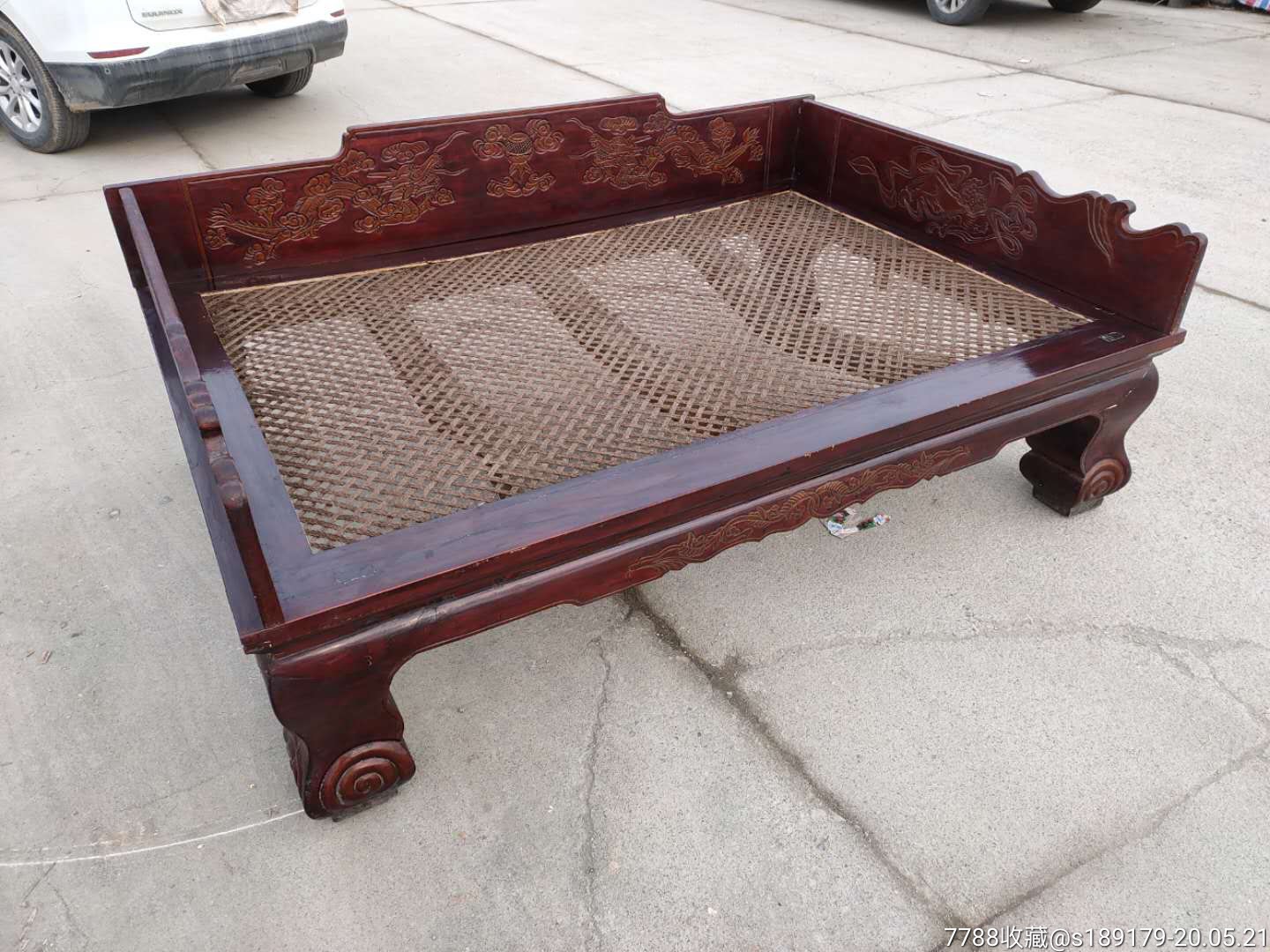 民国时期棕面罗汉床51