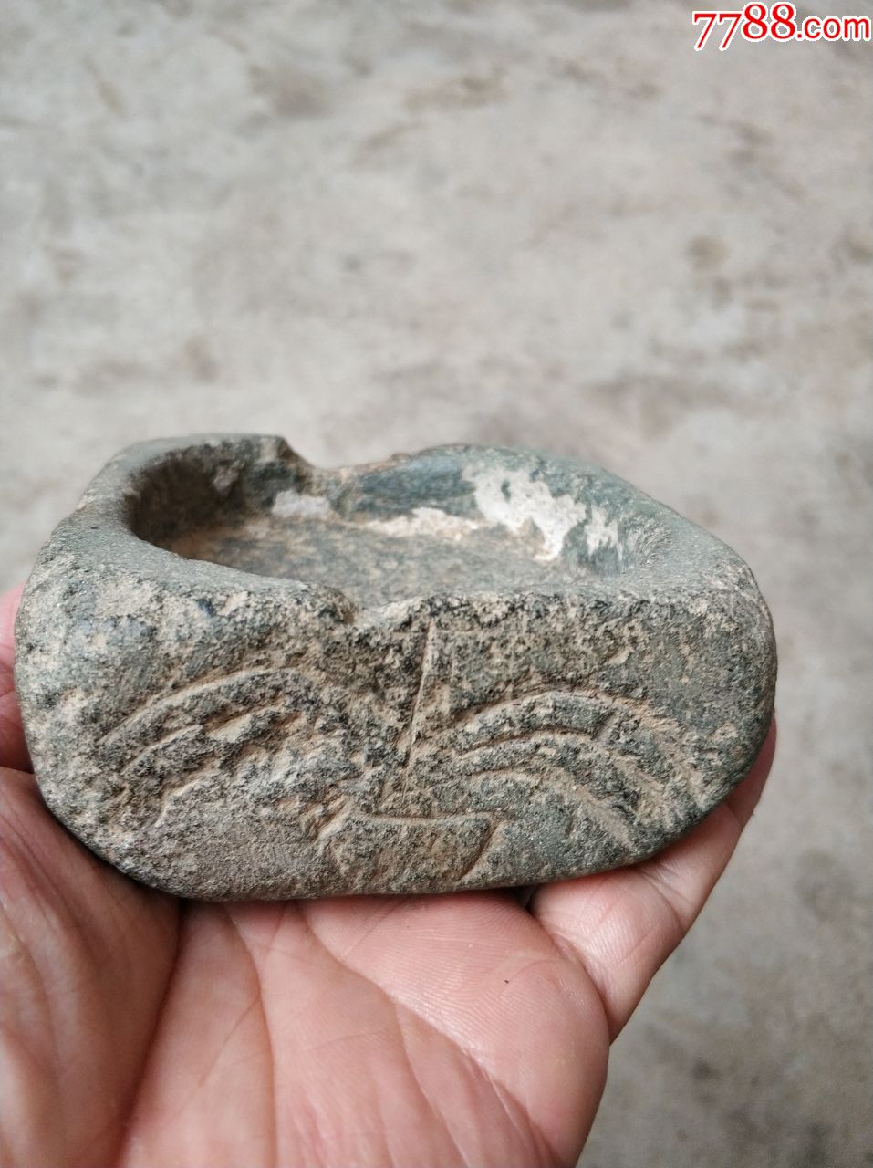 石头雕刻的杂件有破损不知道做什么用的保老保真