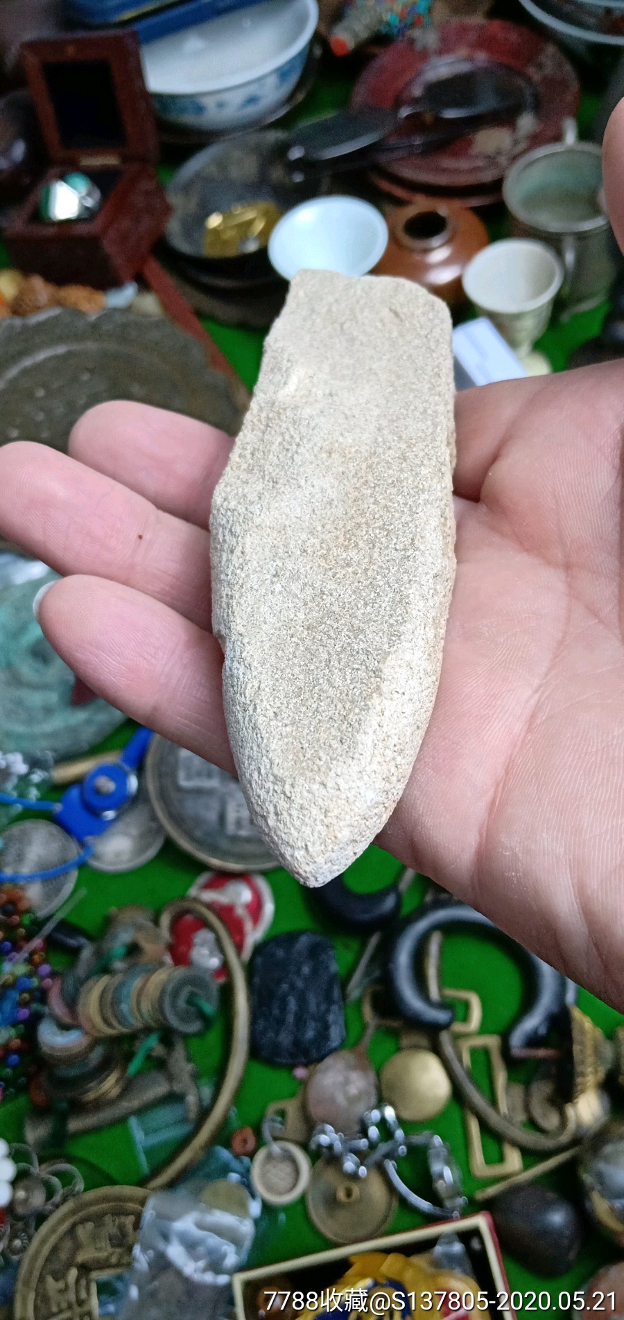 红山石器石刀石剑石锥子石枪