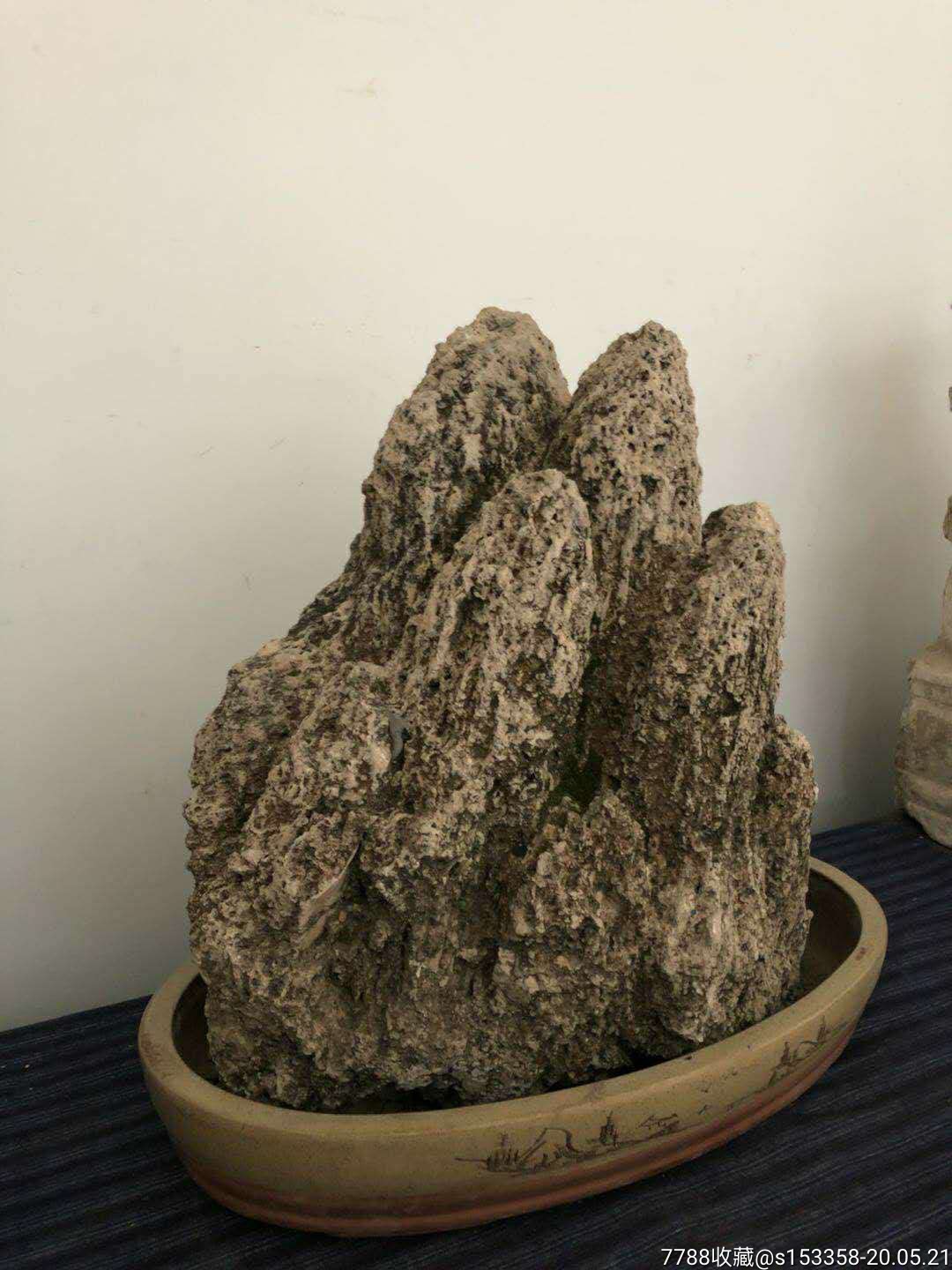 清代吸水石赏石一尊