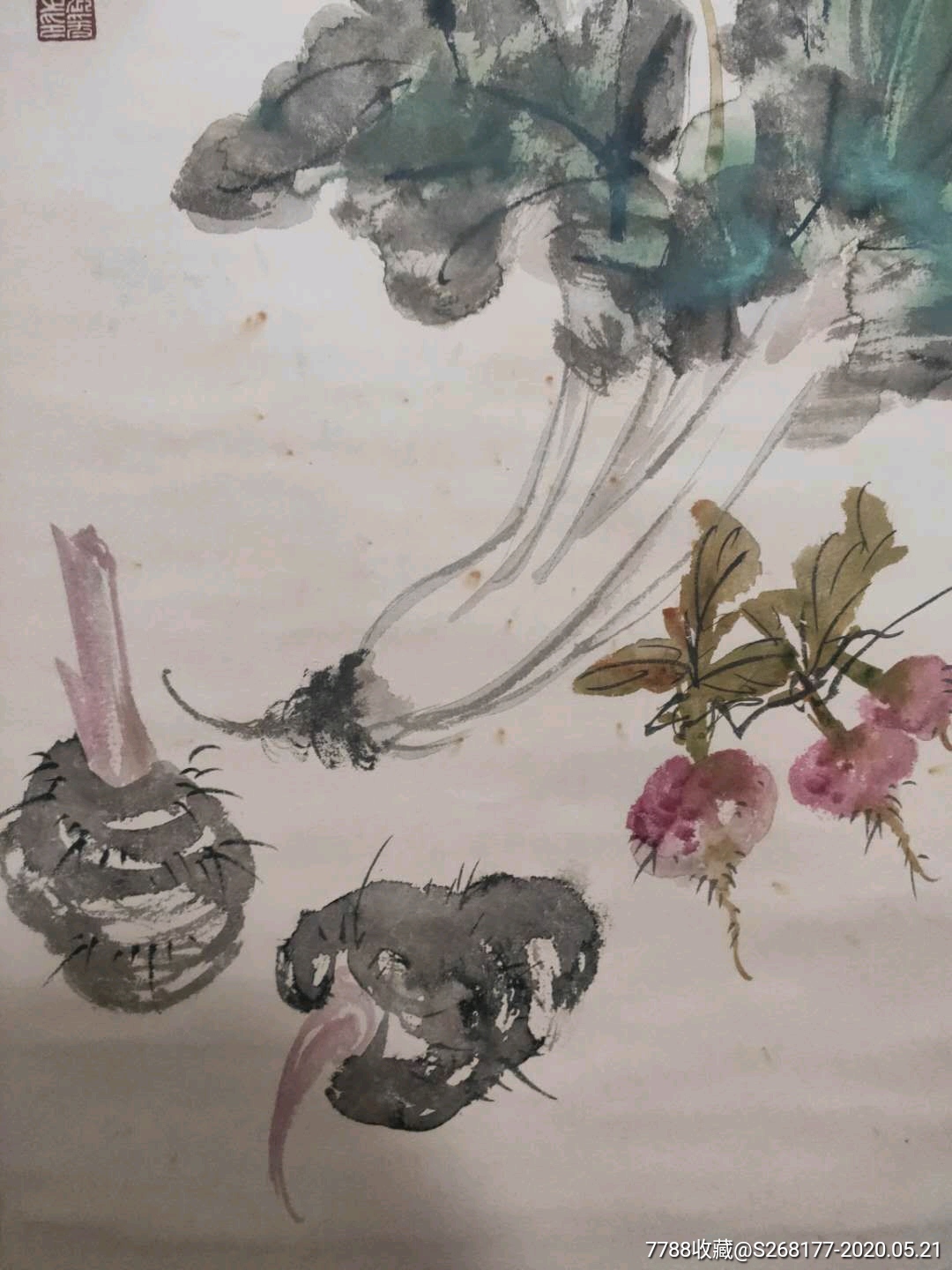 果蔬作品-花鳥國畫原作-7788書畫網