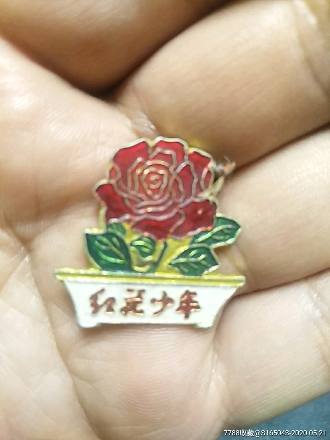 八十年代红花少年奖章