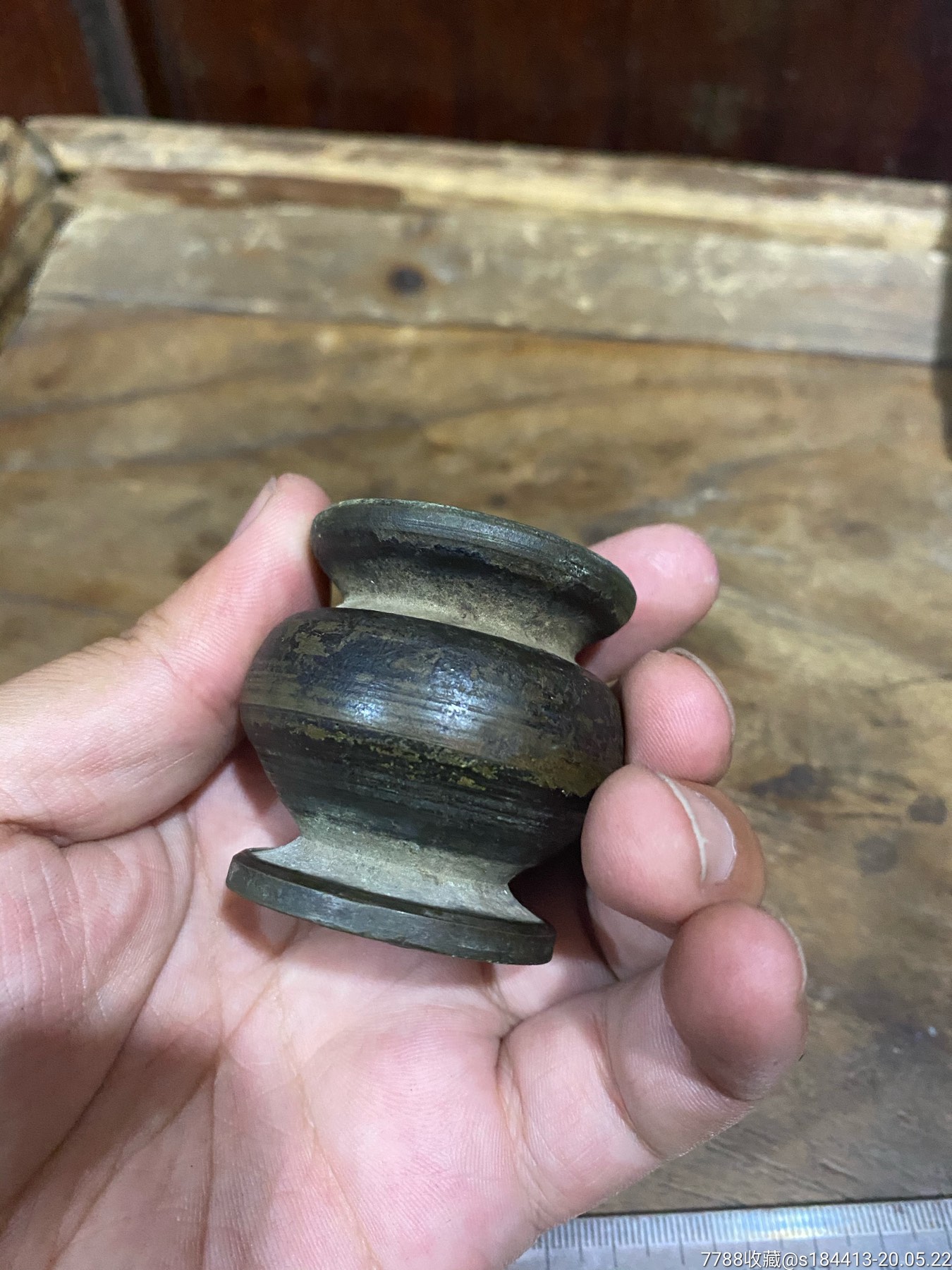 晚清民国铜香插