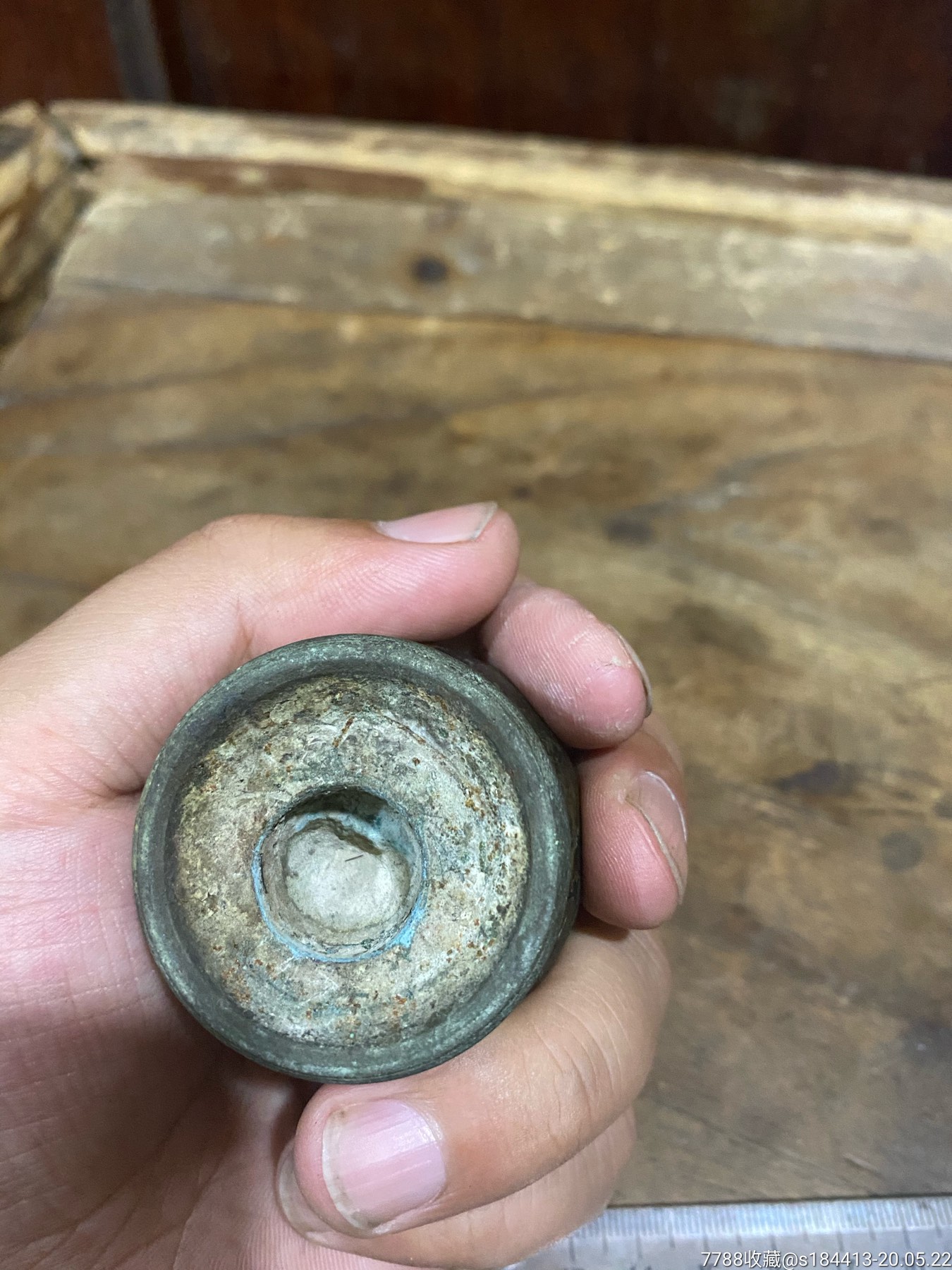 晚清民国铜香插