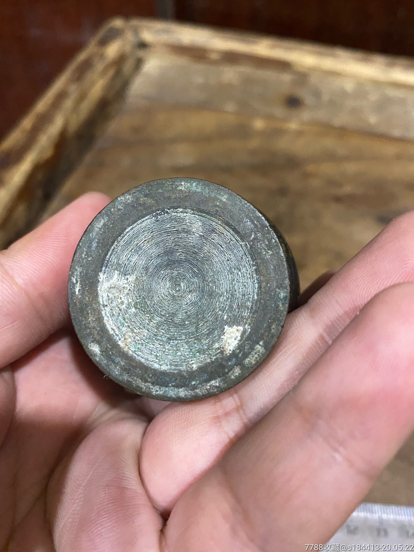 晚清民国铜香插