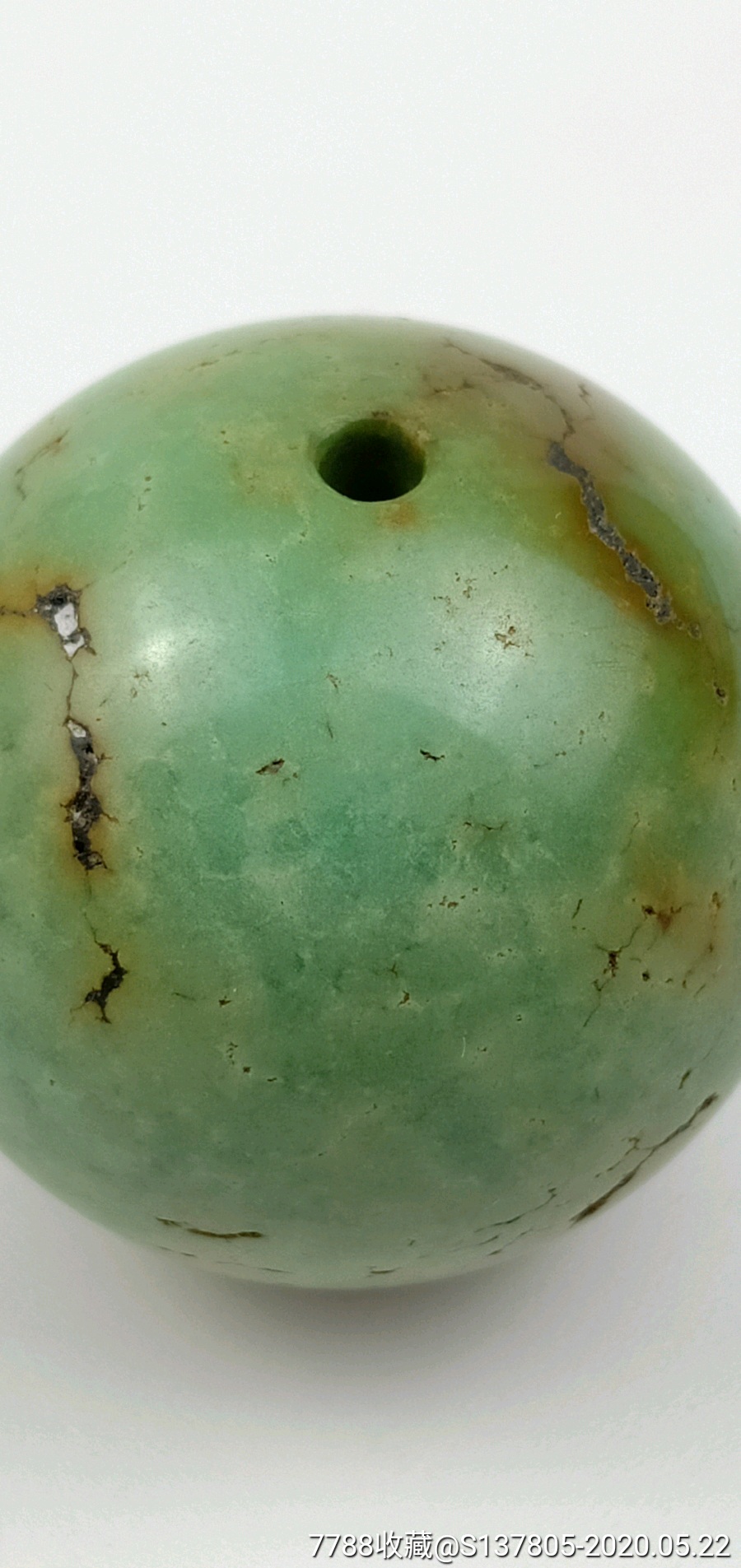 清代松石球清代大个儿松石球松石珠子_绿松石【盛世古玩城】_第7张