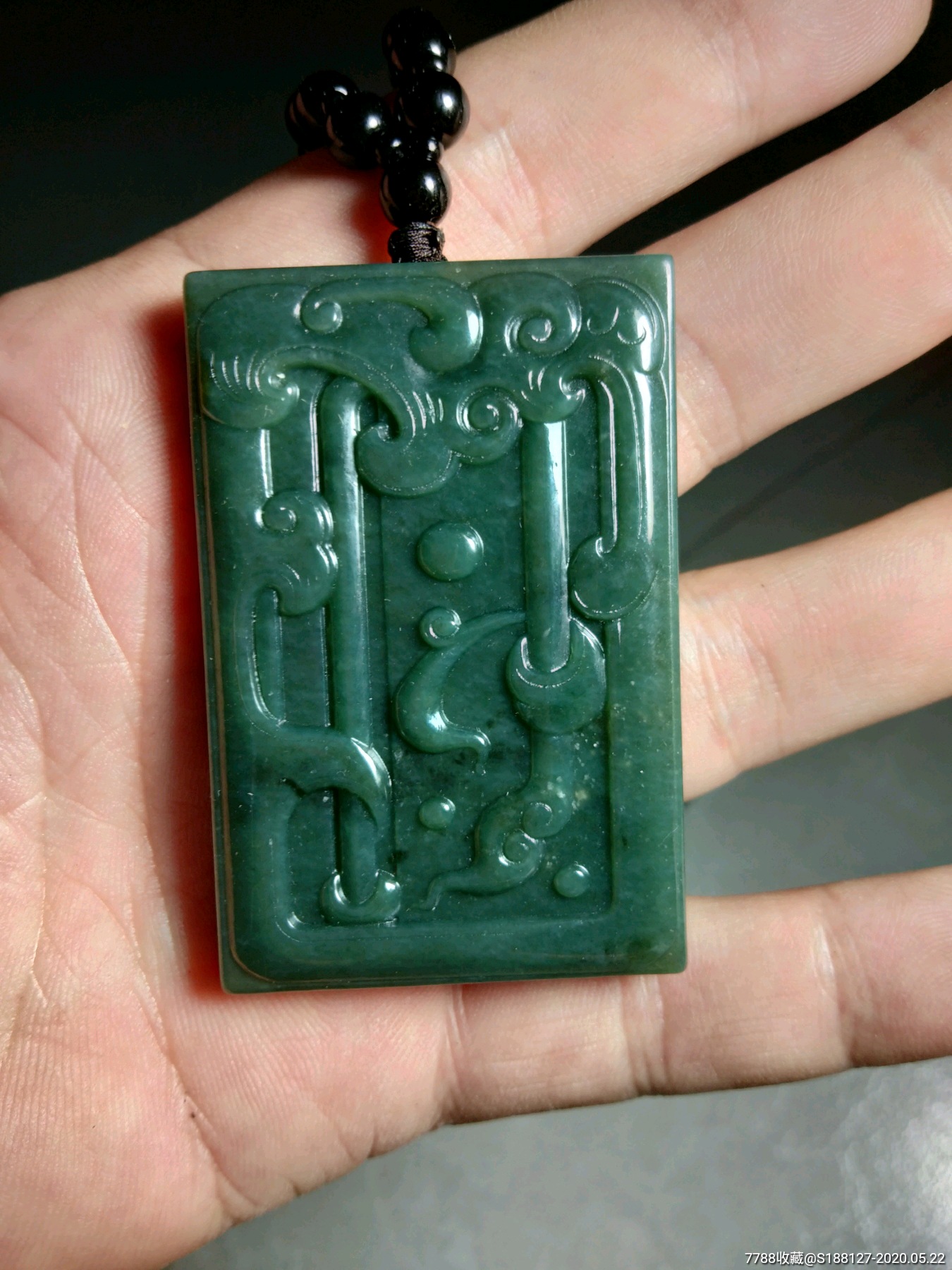新疆和田青玉平安吉祥牌子