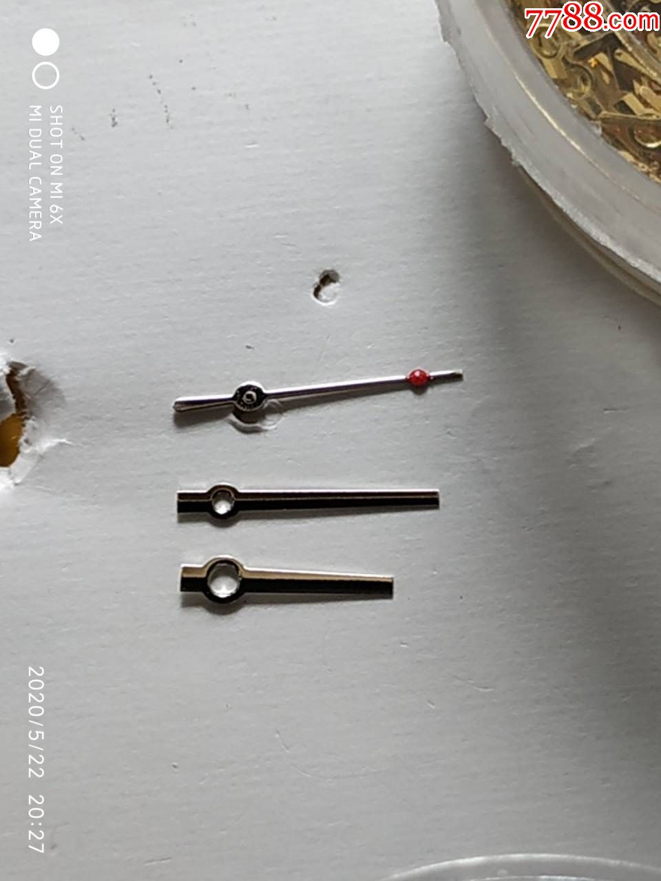 7120:表针（银色）(上海表标准的尺寸）-价格:7元-se73202578-表盘/针摆-零售-7788收藏__收藏热线