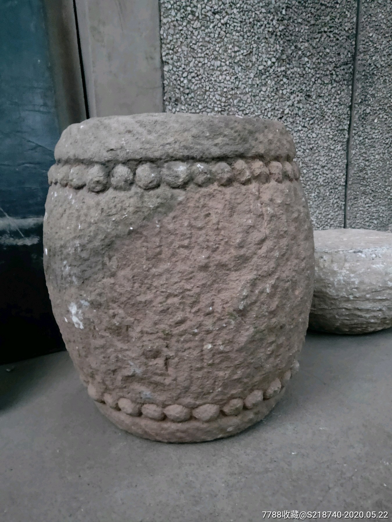 元代石鼓凳-石桌/石凳-7788旧货商城