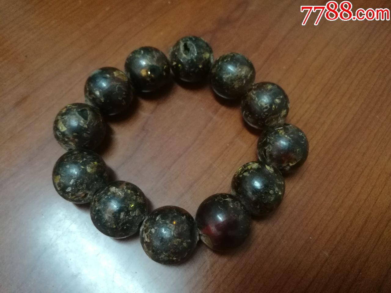 清代老琥珀手串