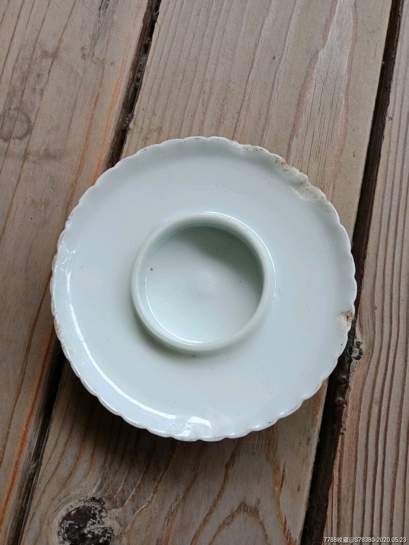 民国茶盖碗底托