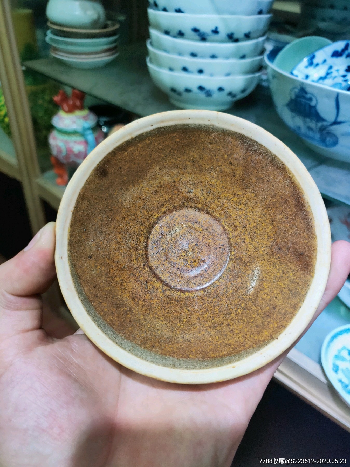 宋代赣州窑白腹轮盏