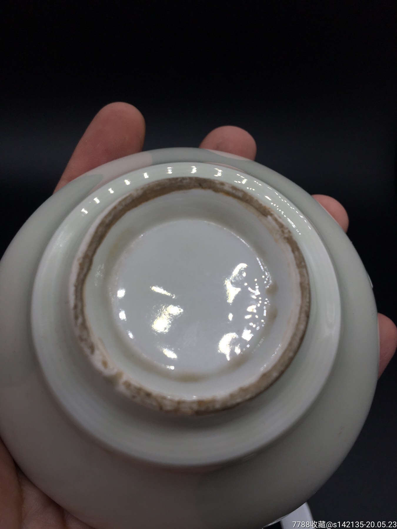7个日本大正时期青瓷老茶碗