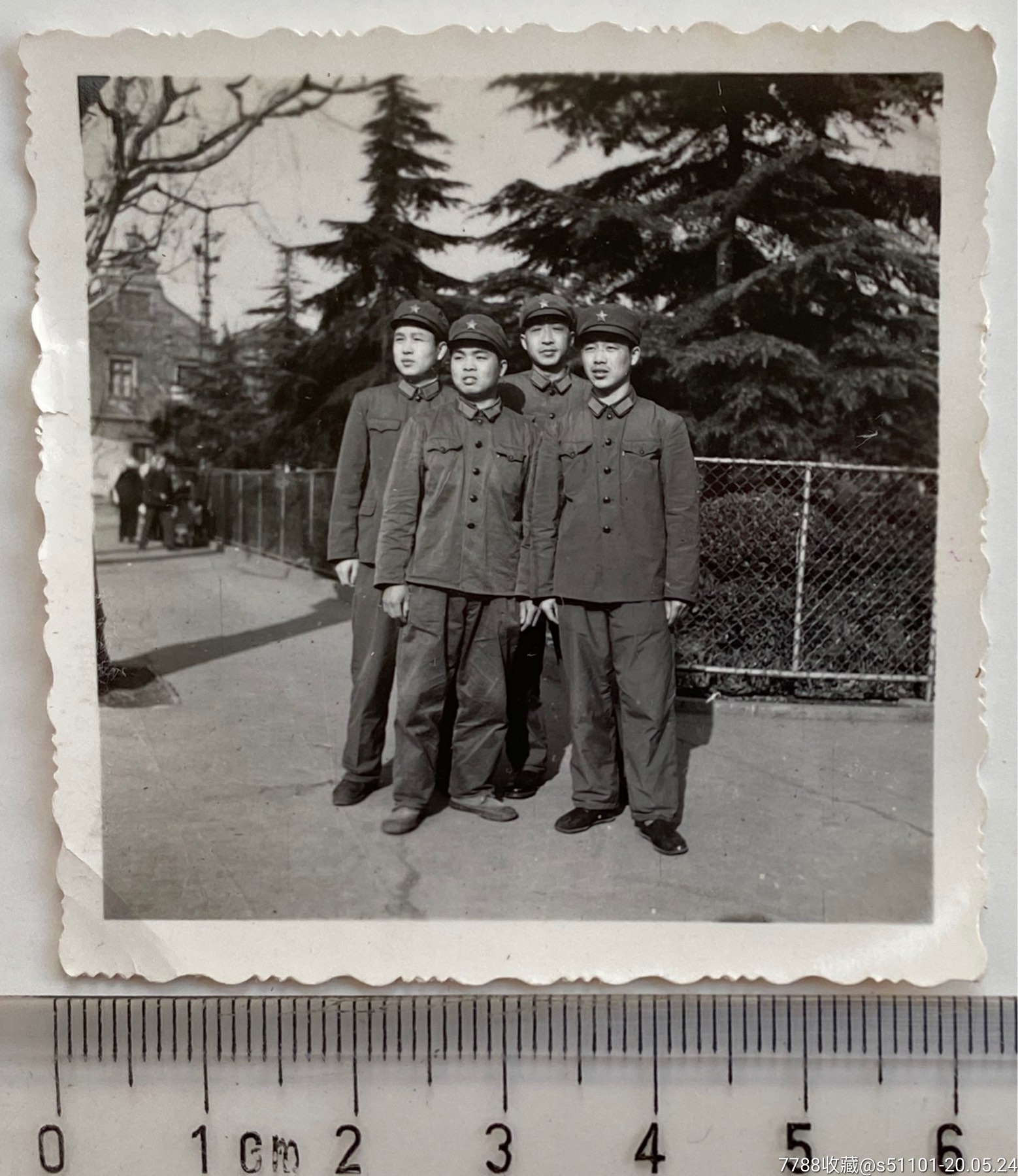 早期解放军合影照-价格:5元-se73246608-老照片-零售-7788收藏__收藏