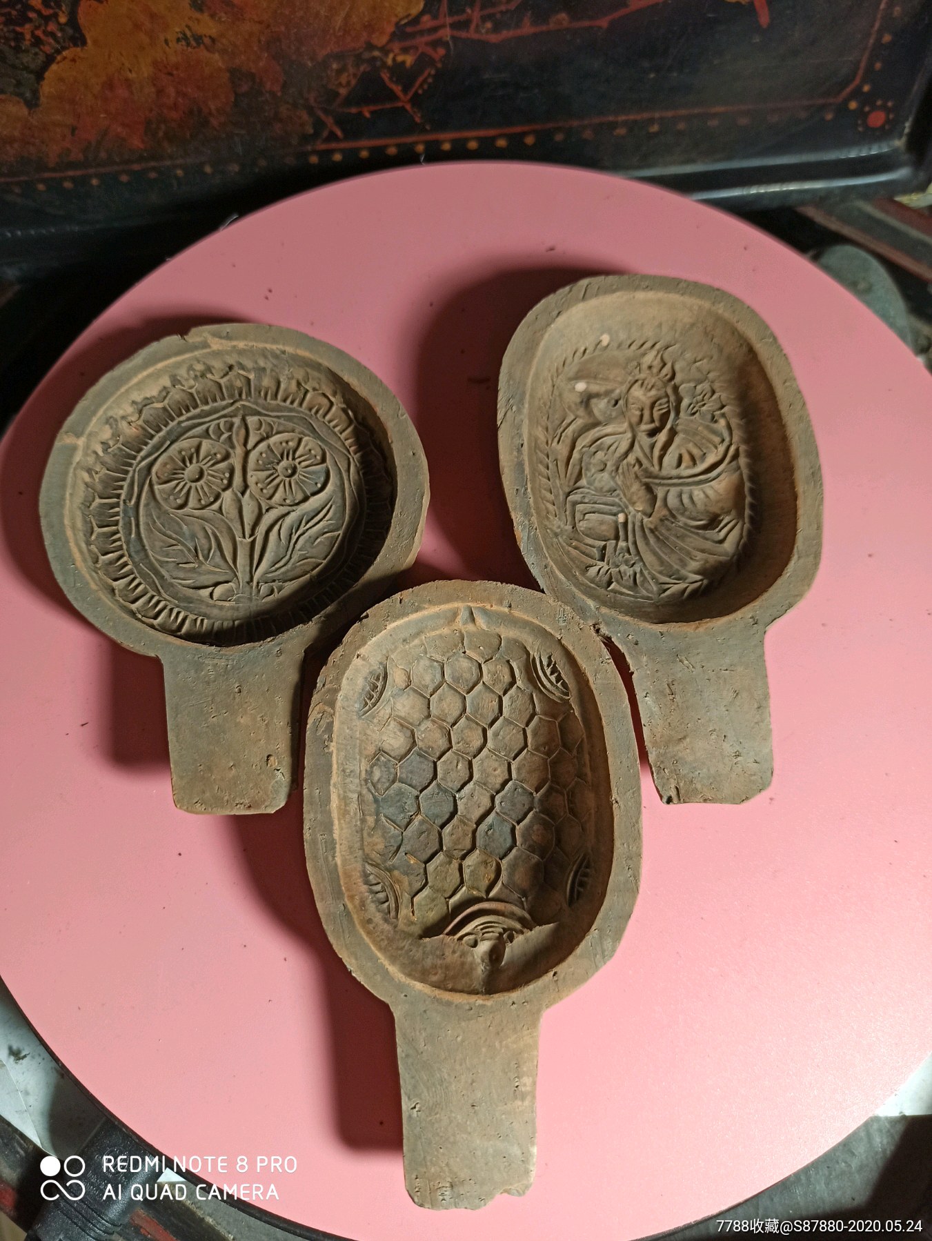 首页 零售 灰陶 >> 民国岭南地区陶制糕点印模_灰