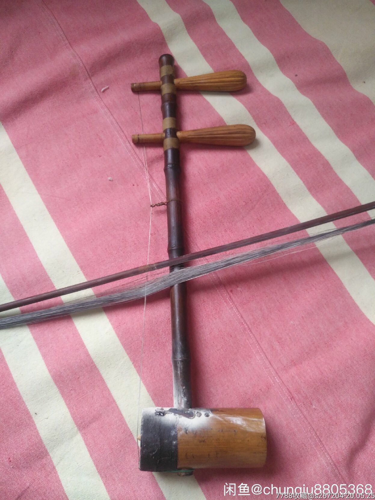 70年代上海牡丹牌西皮e,f调京胡,二胡/胡琴【山城藏宝斋】_第2张_7788