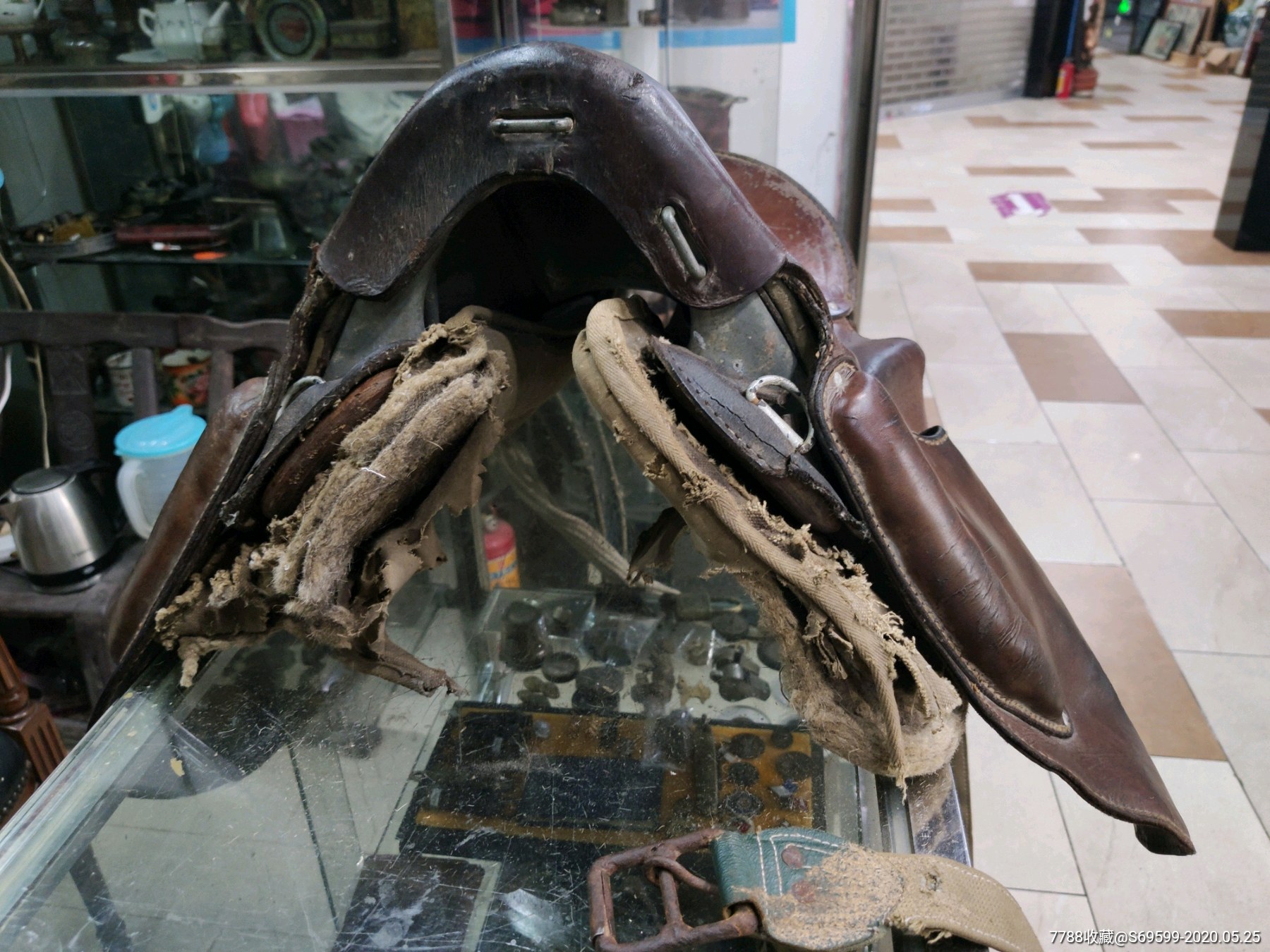 抗战遗留的日本骑兵马鞍