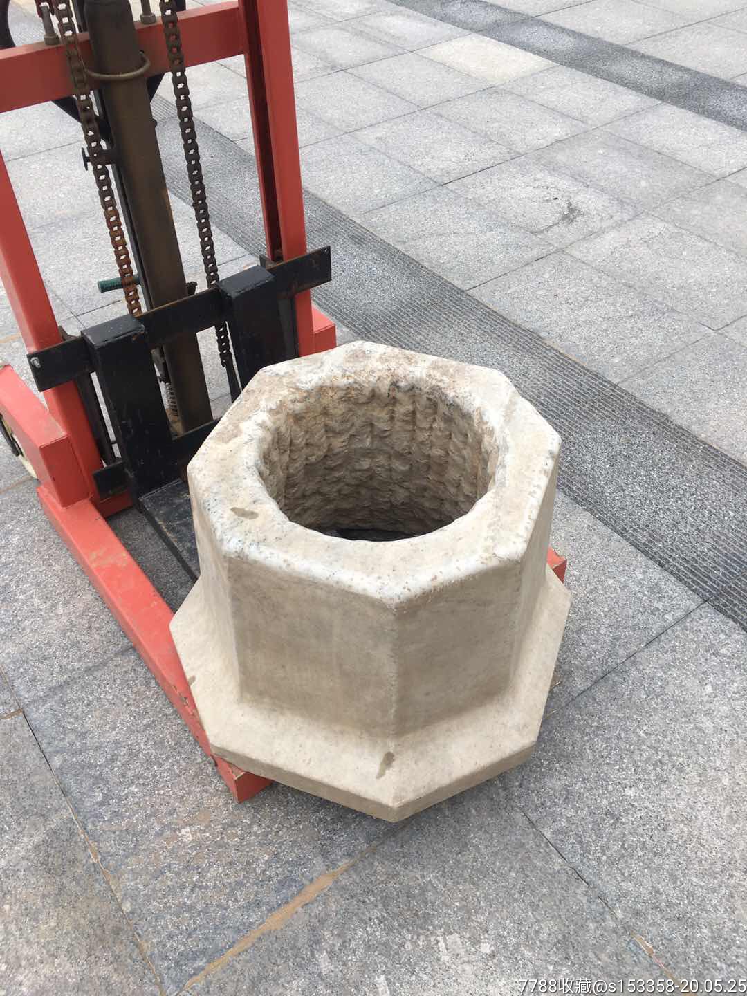 汉白玉八角井口