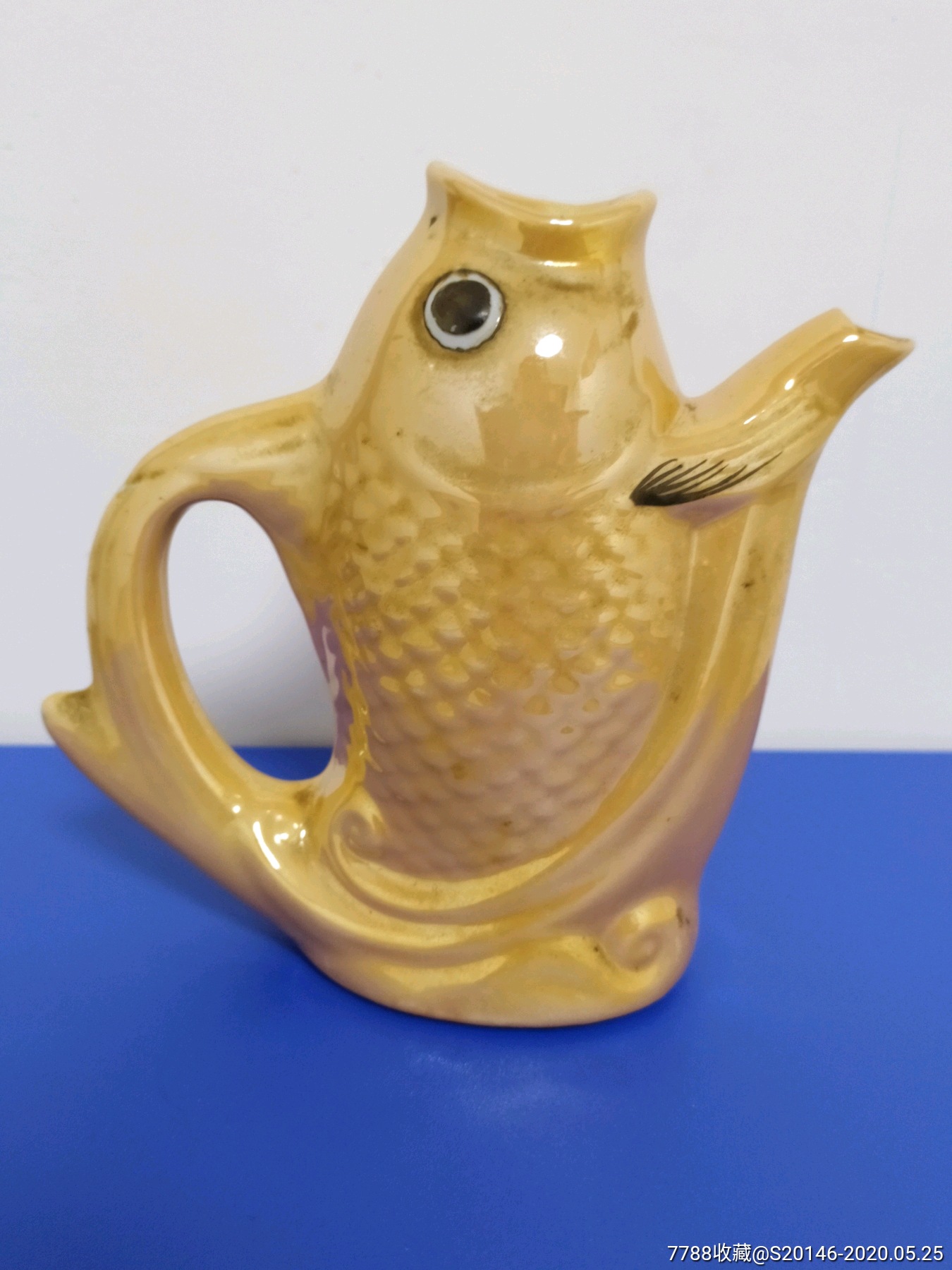 老物件金鱼茶壶