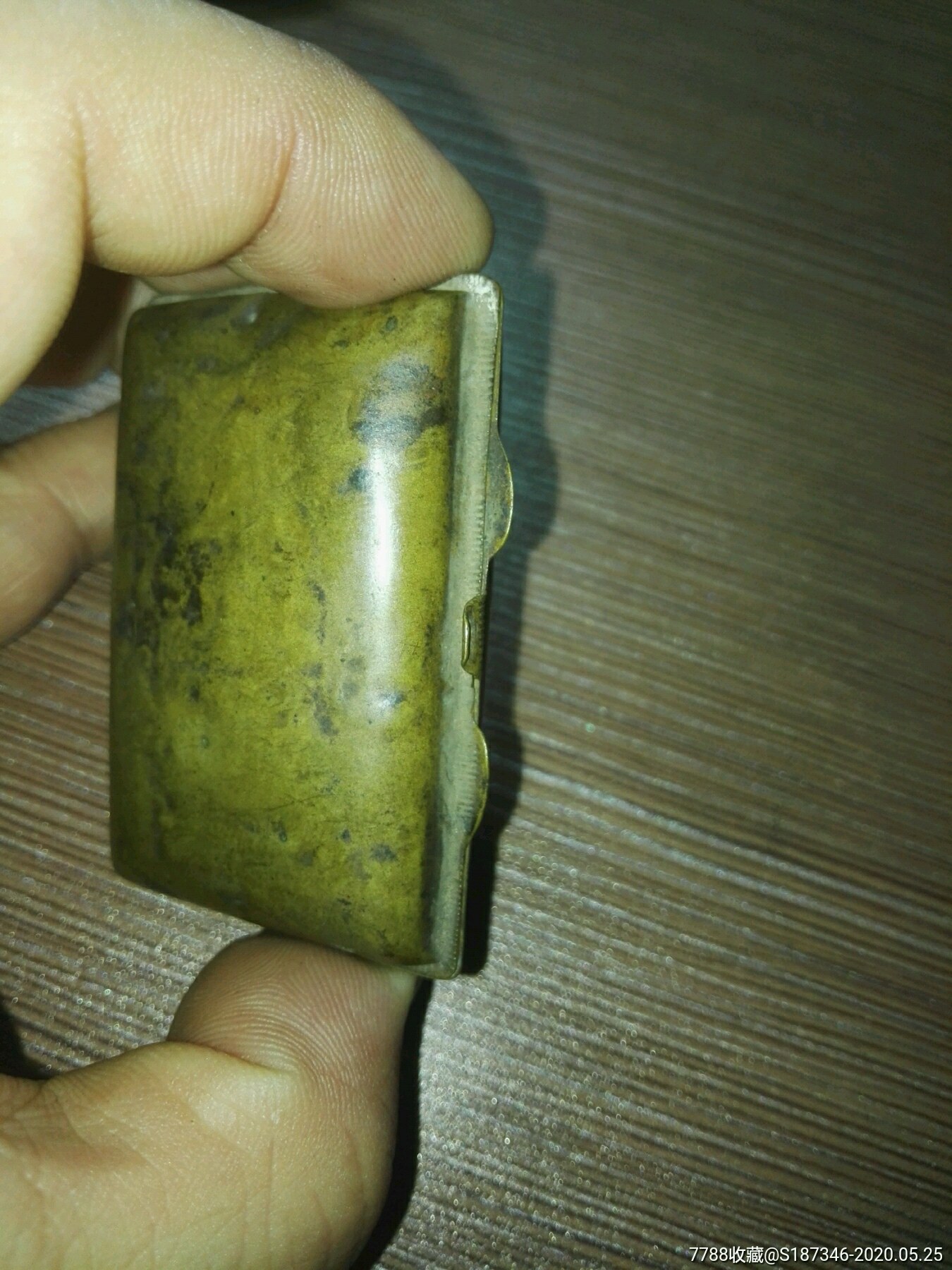 民国精美铜质印章盒完整品