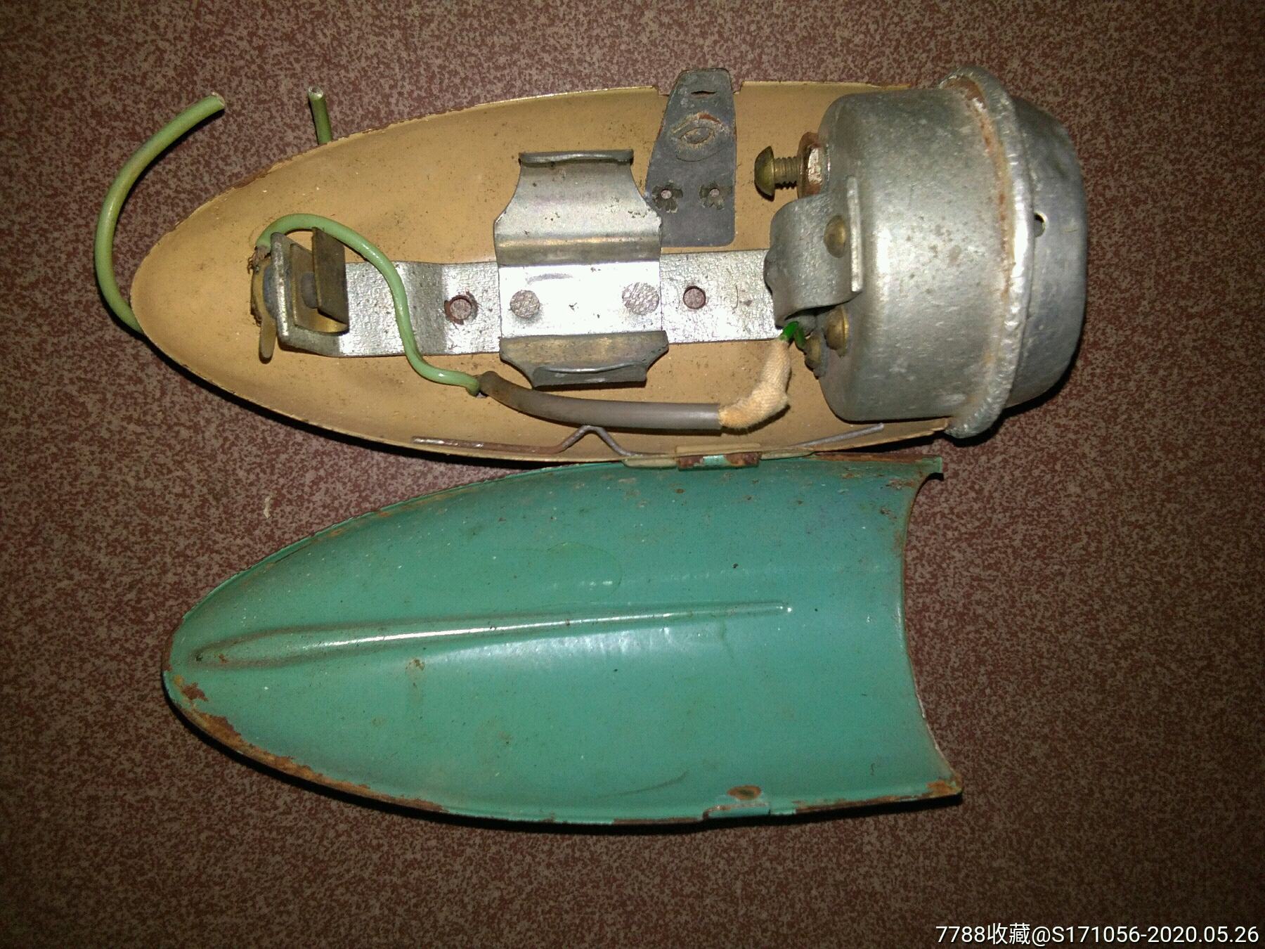老铁皮自行车喇叭,古董喇叭
