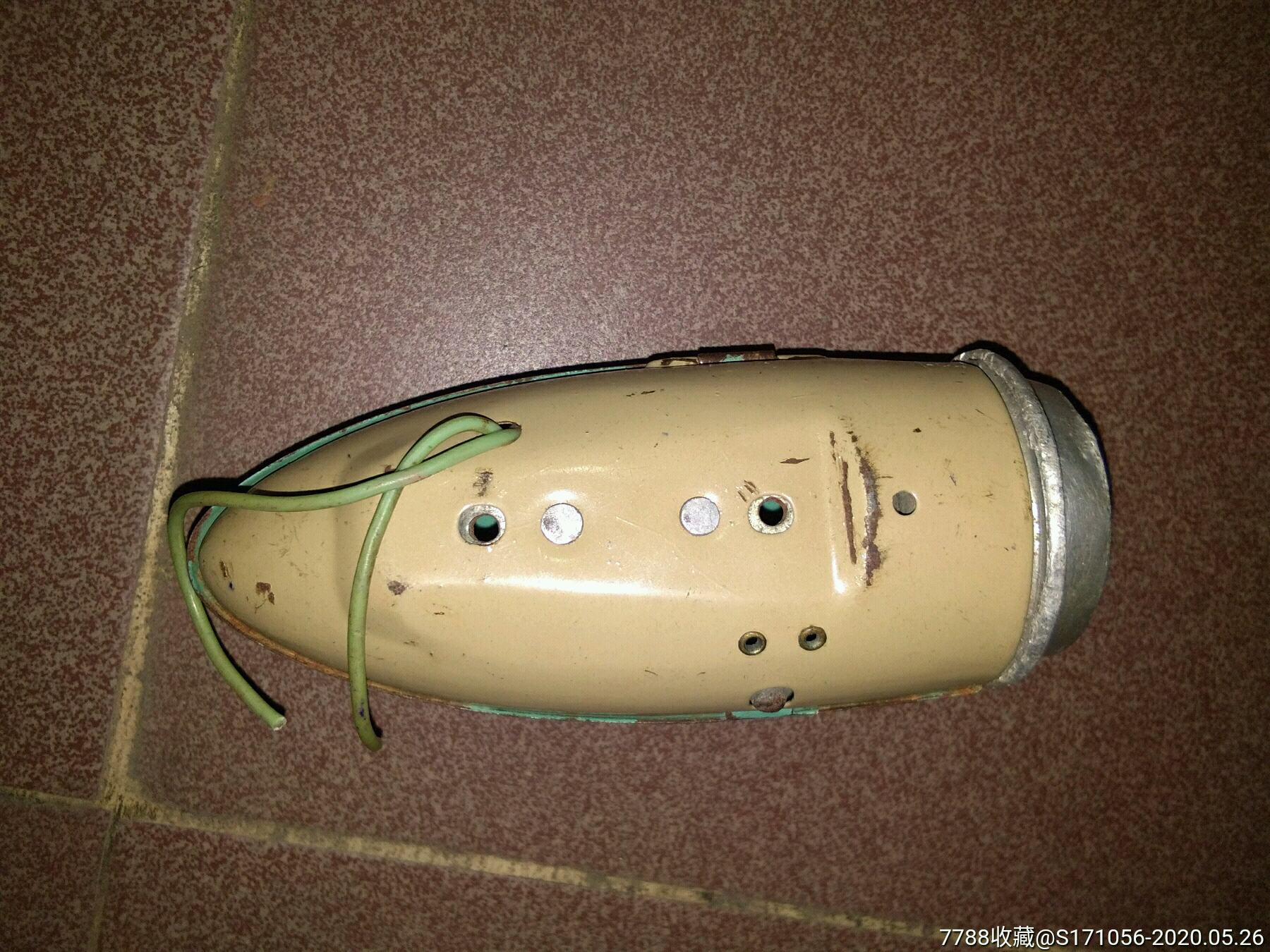 老铁皮自行车喇叭,古董喇叭