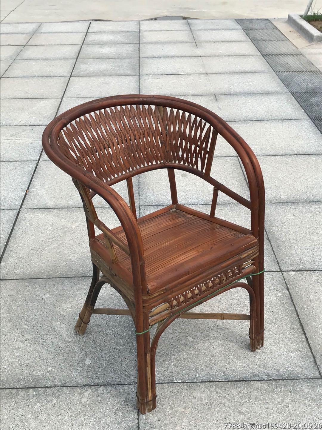 紫竹凉椅,清末时期,品好稳固,舒适宜人,清爽一夏!