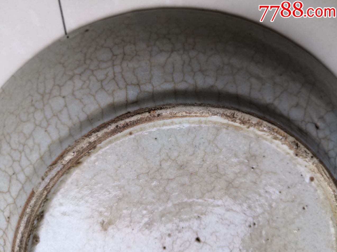 全品民国哥窑盘子两个