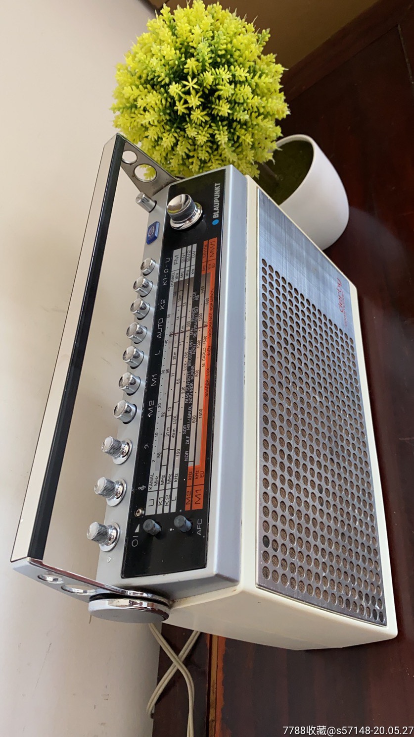 漂亮的德国蓝宝blaupunktderby晶体管收音机