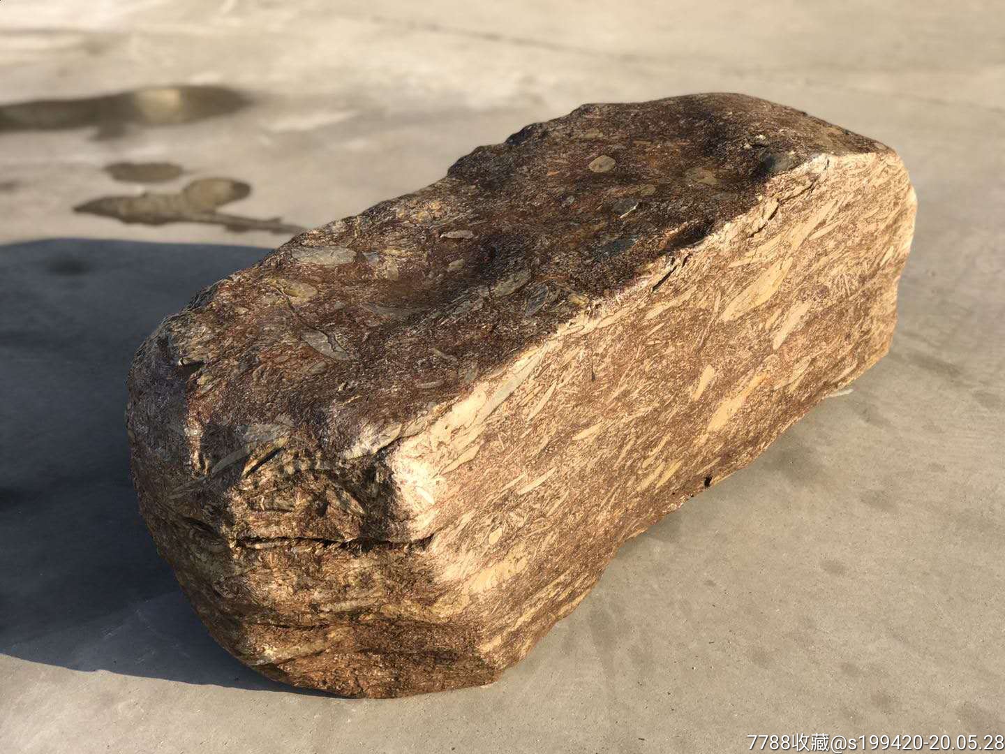 明代五花石石墩.随型禅石,也可做茶桌.