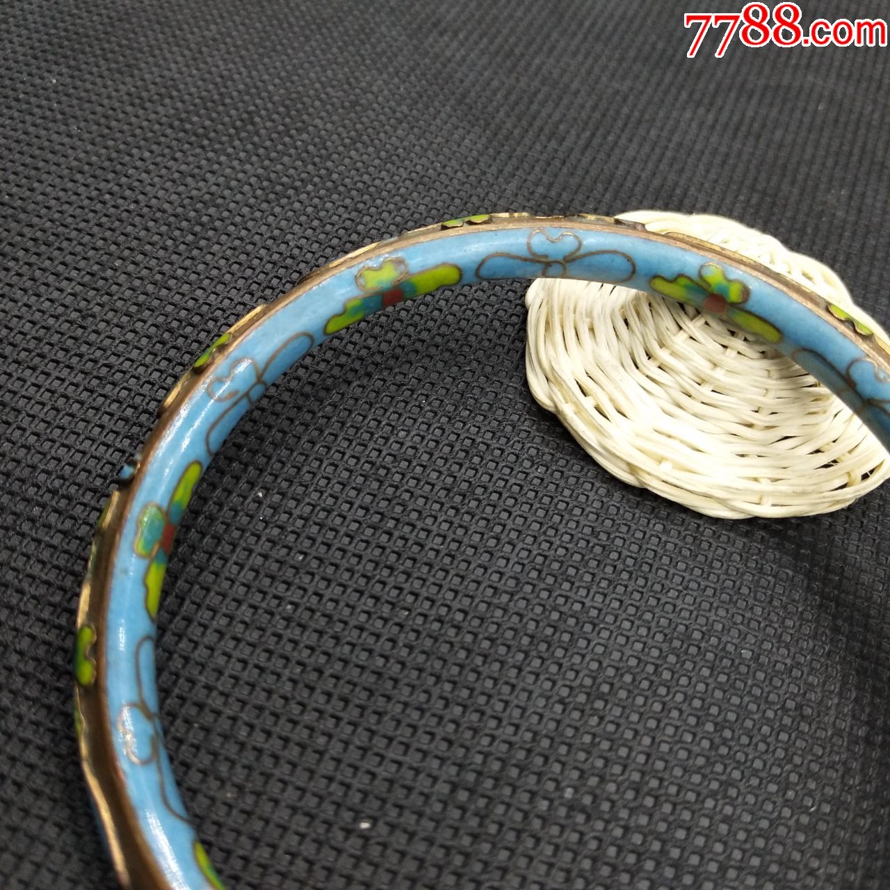 海外回流创汇期民国早期景泰蓝手镯