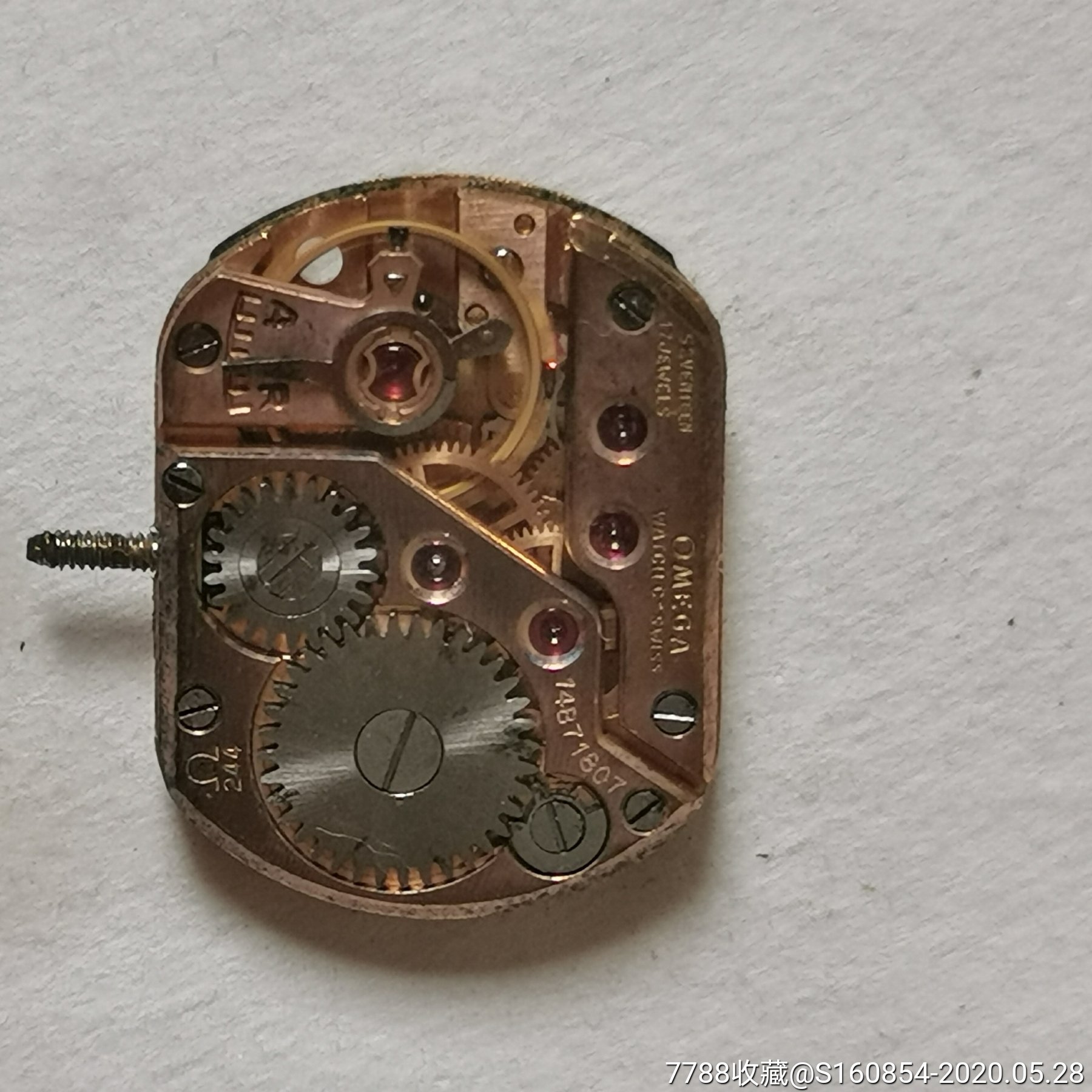 二手瑞士欧米茄244手动机械手表拆机机芯