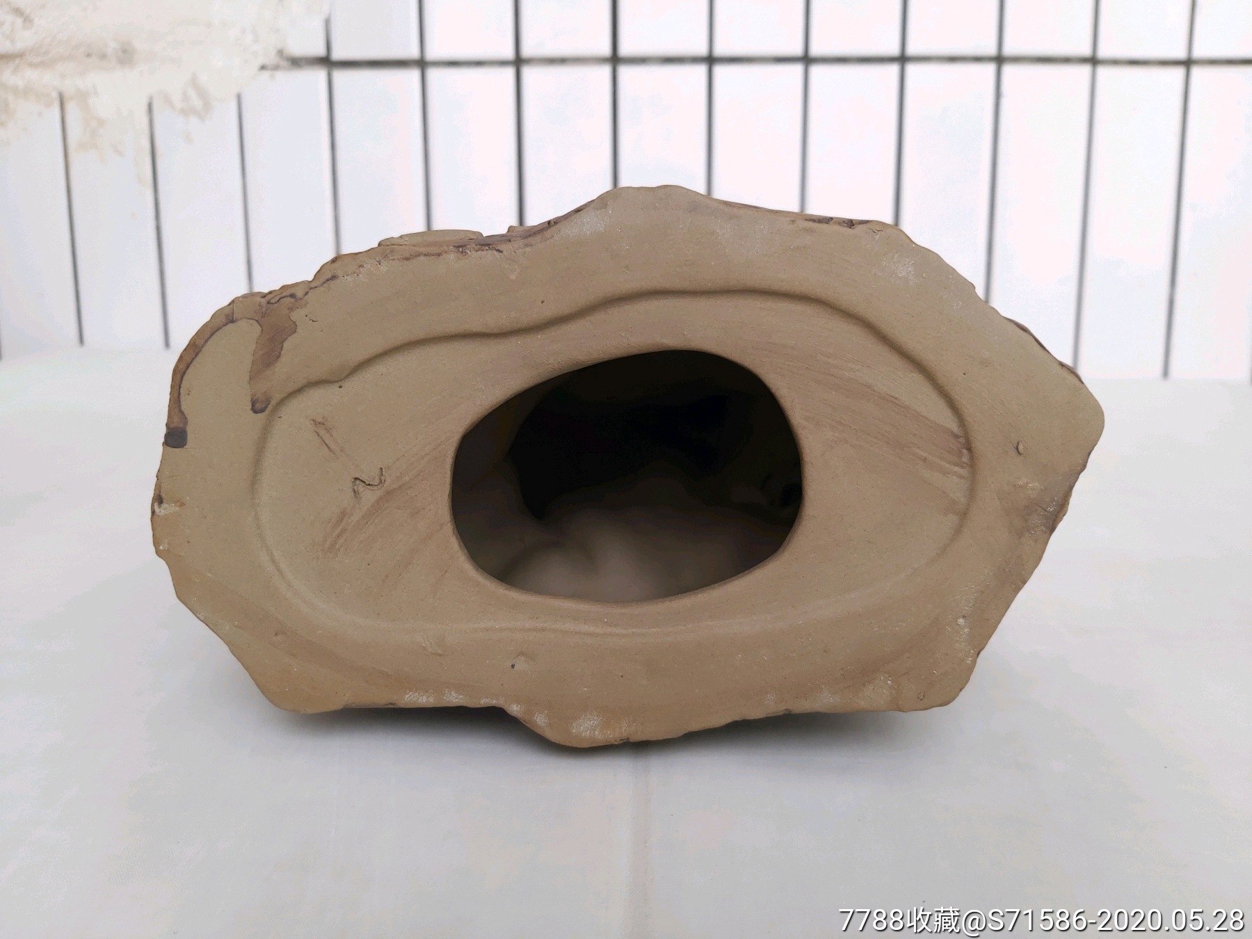 石湾窑大师霍兰生肖羊作品(三羊启泰)