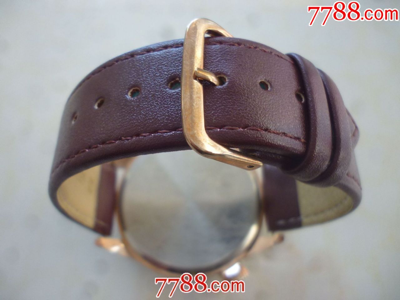 大漂亮美品玫瑰金镀金【mundell】男士古董老表一块!【很新!