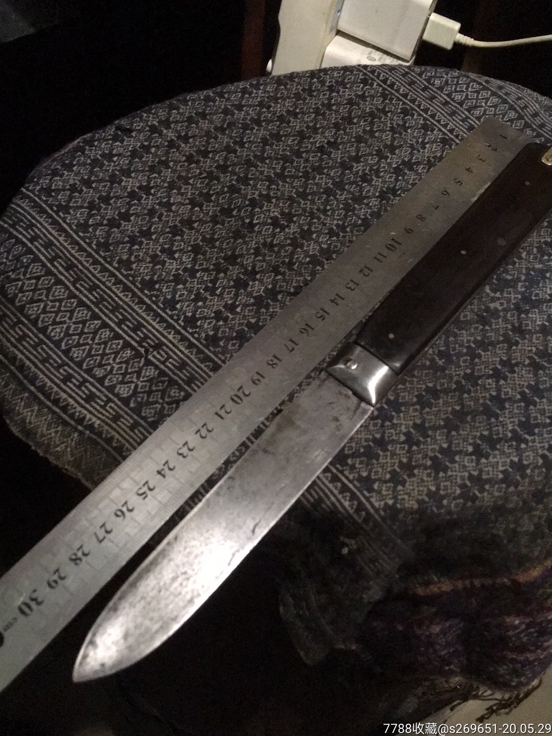 英国古董工具刀,折叠厨刀